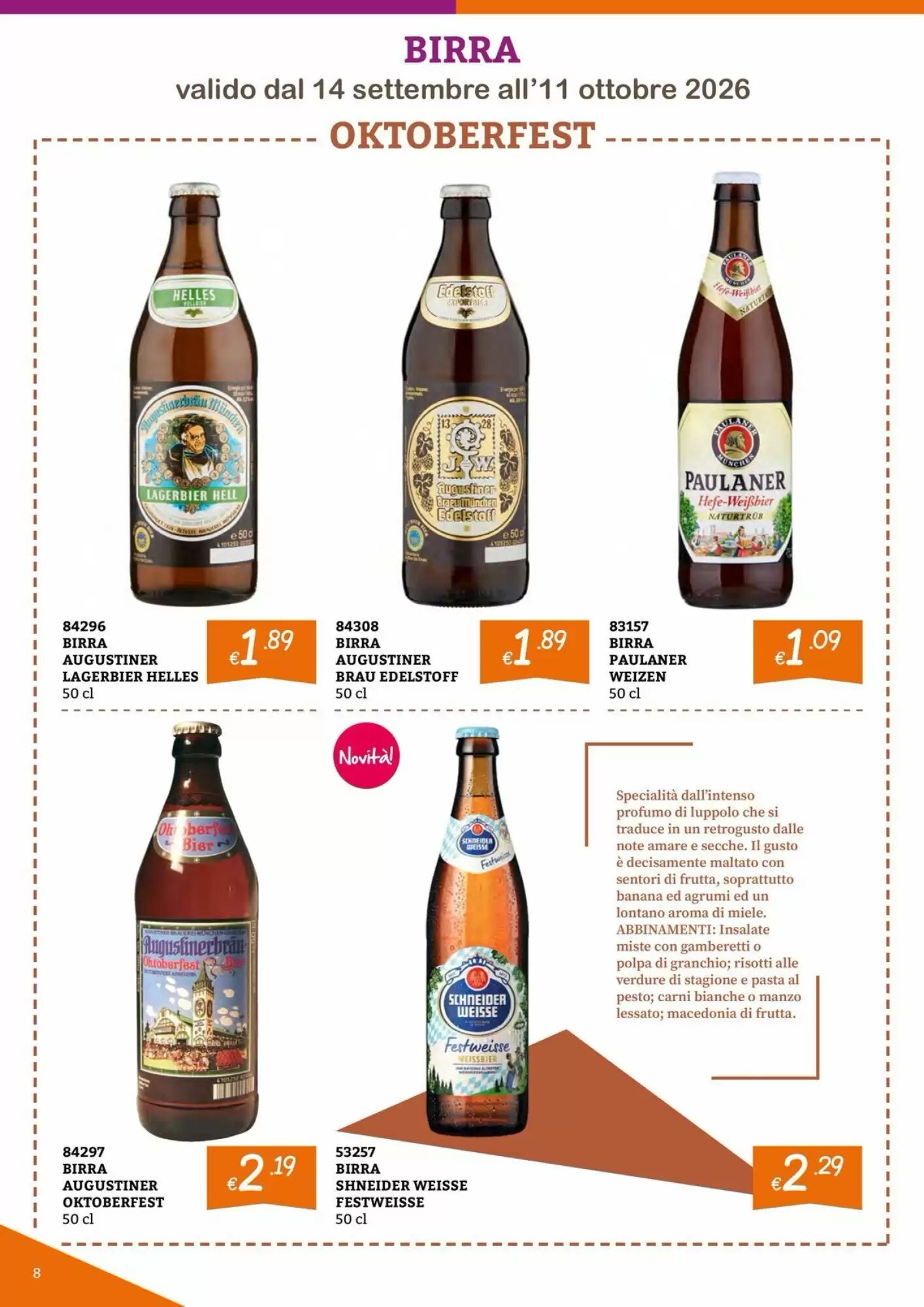 Volantino promozionale Zona  valide dal 14/09/2026 - Pagina 8.