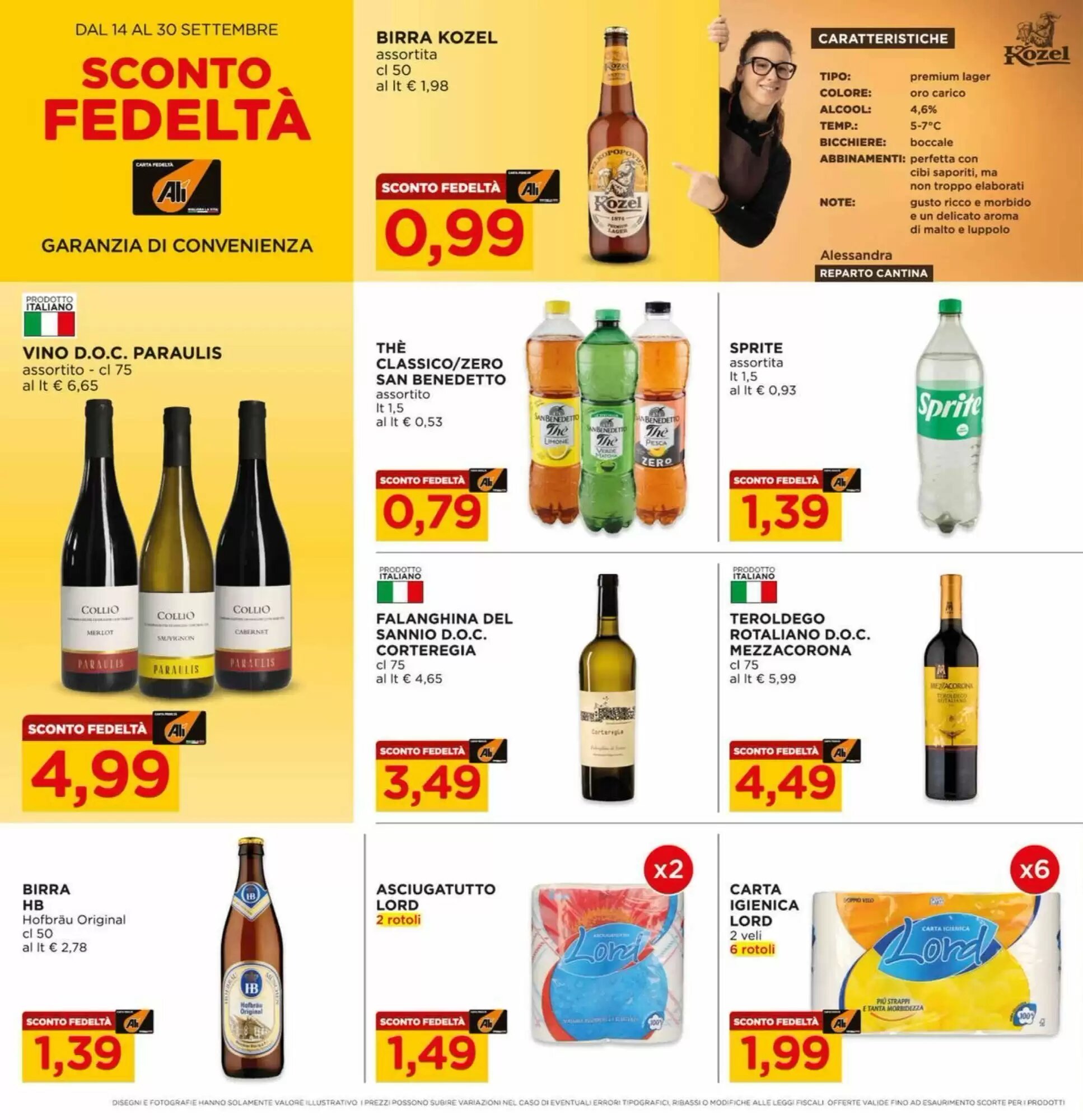 Volantino promozionale Alì  valide dal 14/09/2026 - Pagina 14.