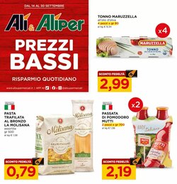 Volantino promozionale Alì  valide dal 14/09/2026