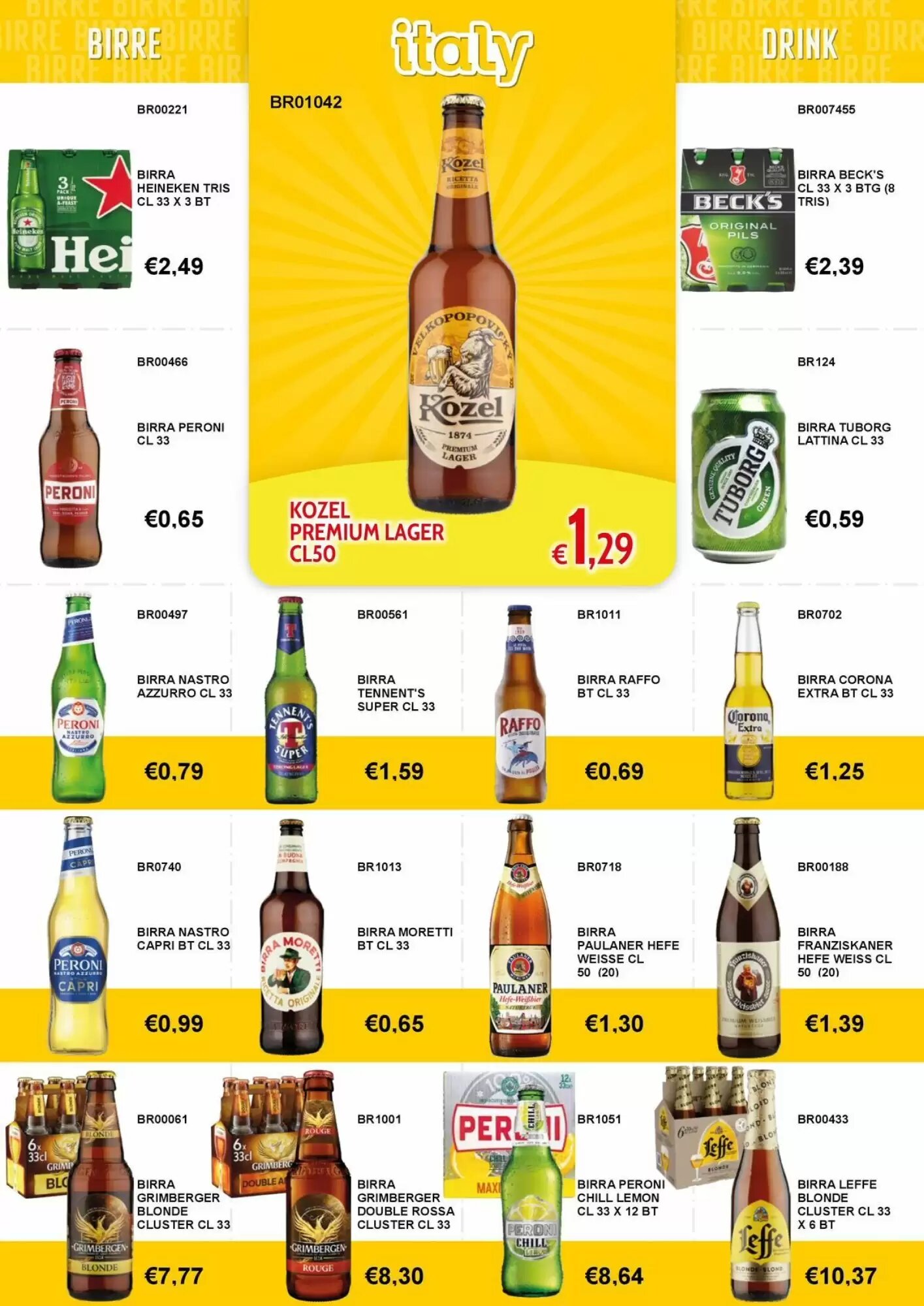 Volantino promozionale Italy Cash and Carry  valide dal 14/09/2026 - Pagina 10.