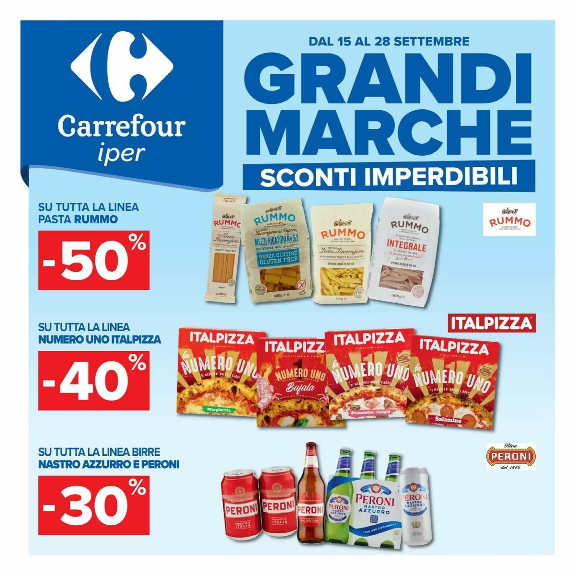 Volantino promozionale Carrefour Iper  valide dal 15/09/2026 - Pagina 1.