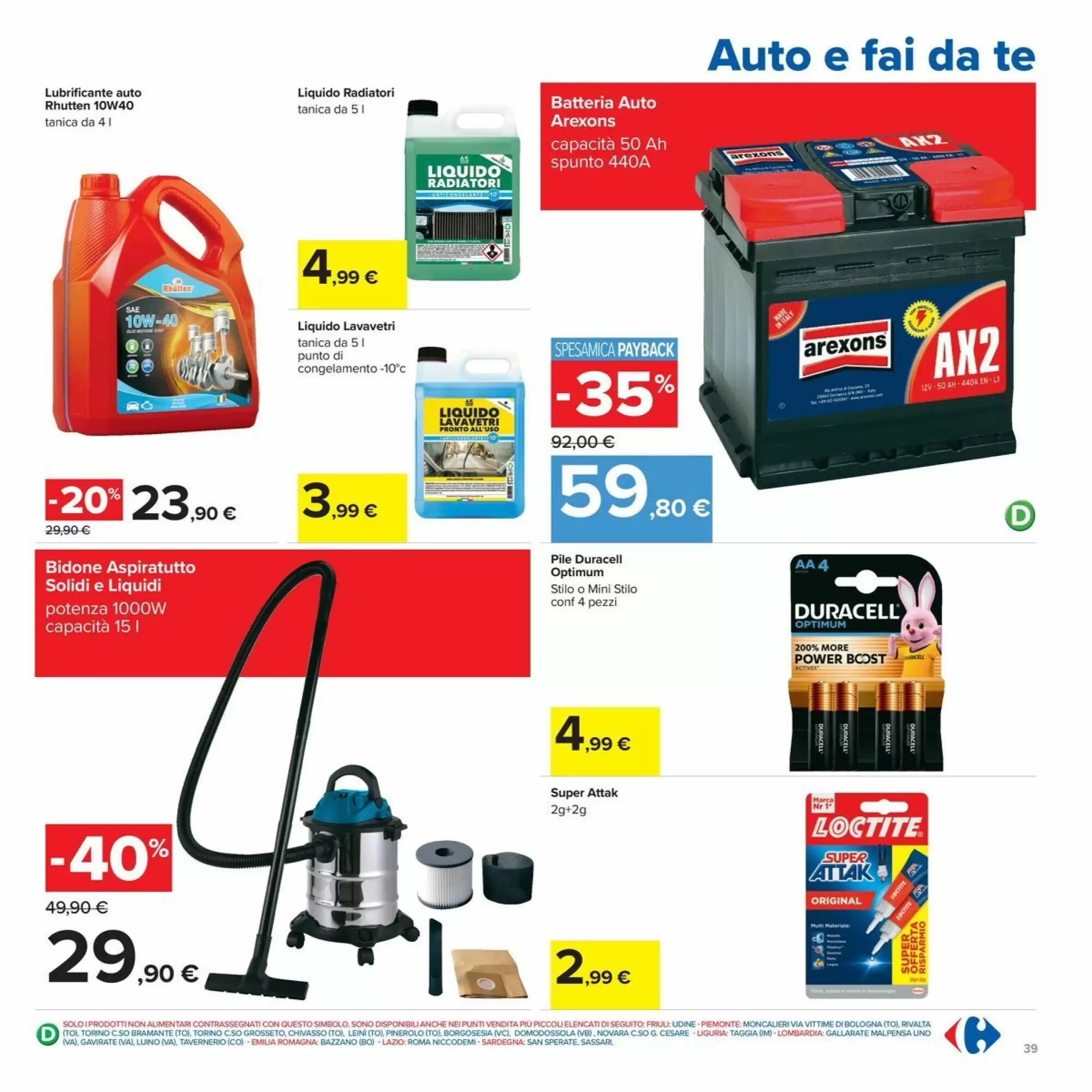 Volantino promozionale Carrefour Iper  valide dal 15/09/2026 - Pagina 39.