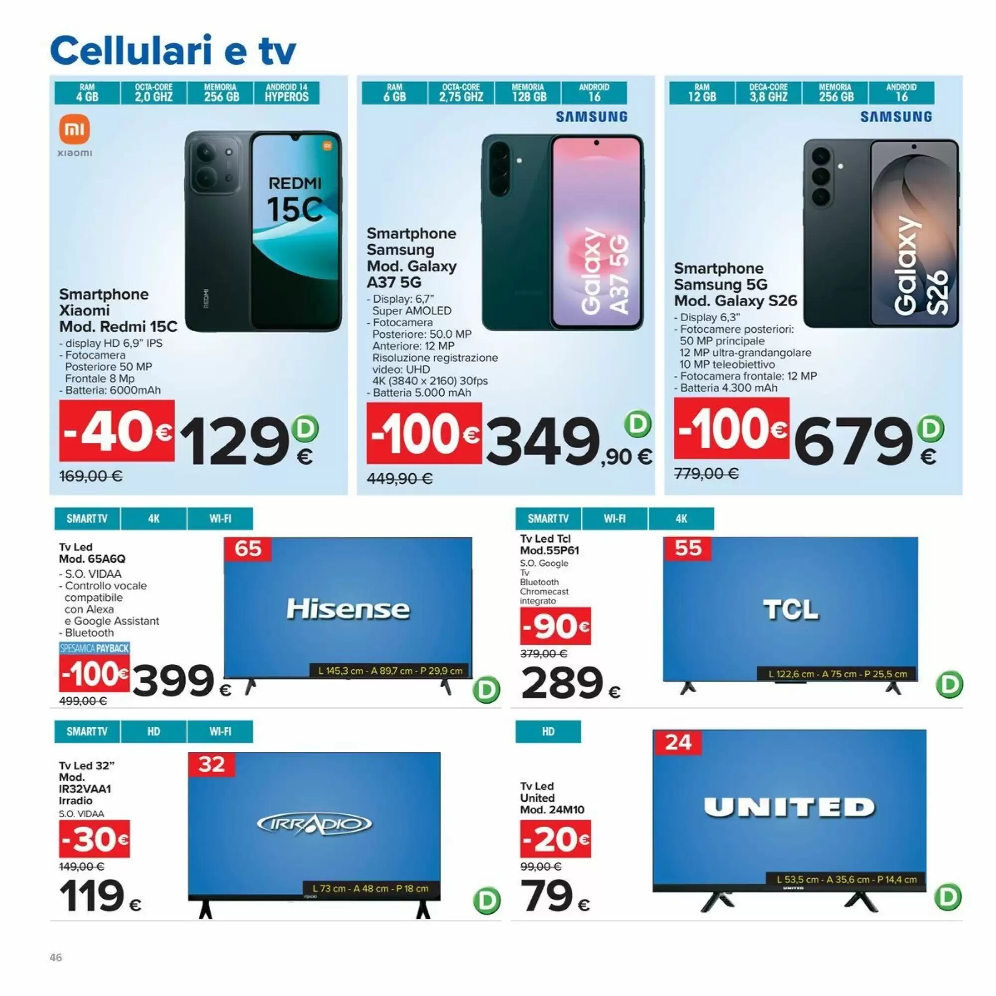 Volantino promozionale Carrefour Iper  valide dal 15/09/2026 - Pagina 46.