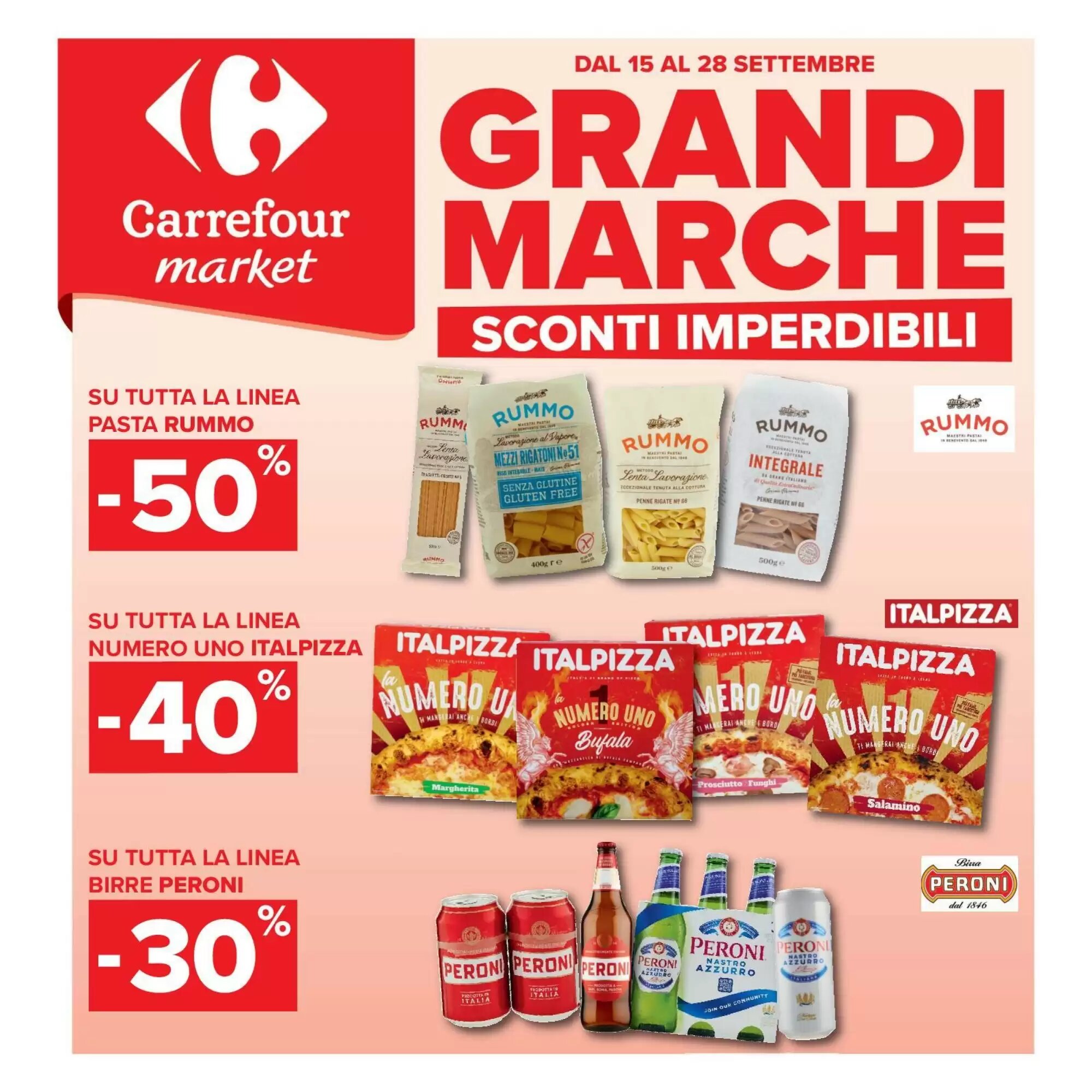 Volantino promozionale Carrefour Market  valide dal 15/09/2026 - Pagina 1.