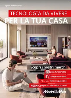 Volantino promozionale MediaWorld  valide dal 15/09/2026