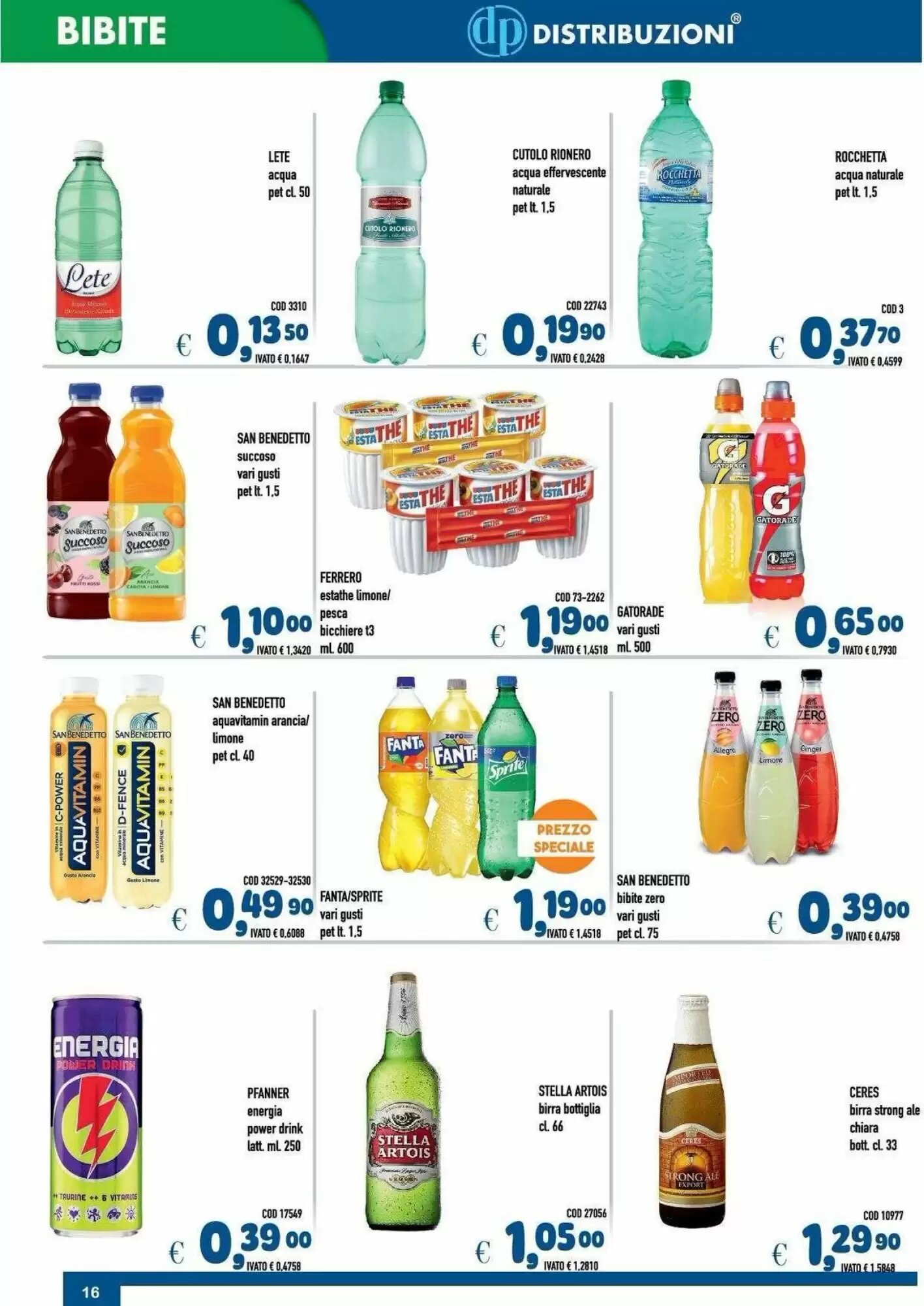 Volantino promozionale Del Prete Distribuzioni  valide dal 15/09/2026 - Pagina 16.