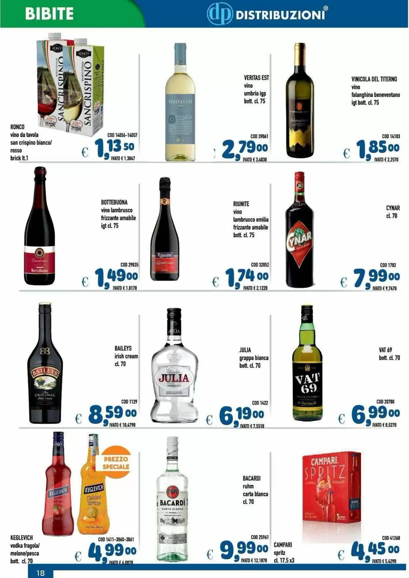 Volantino promozionale Del Prete Distribuzioni  valide dal 15/09/2026 - Pagina 18.