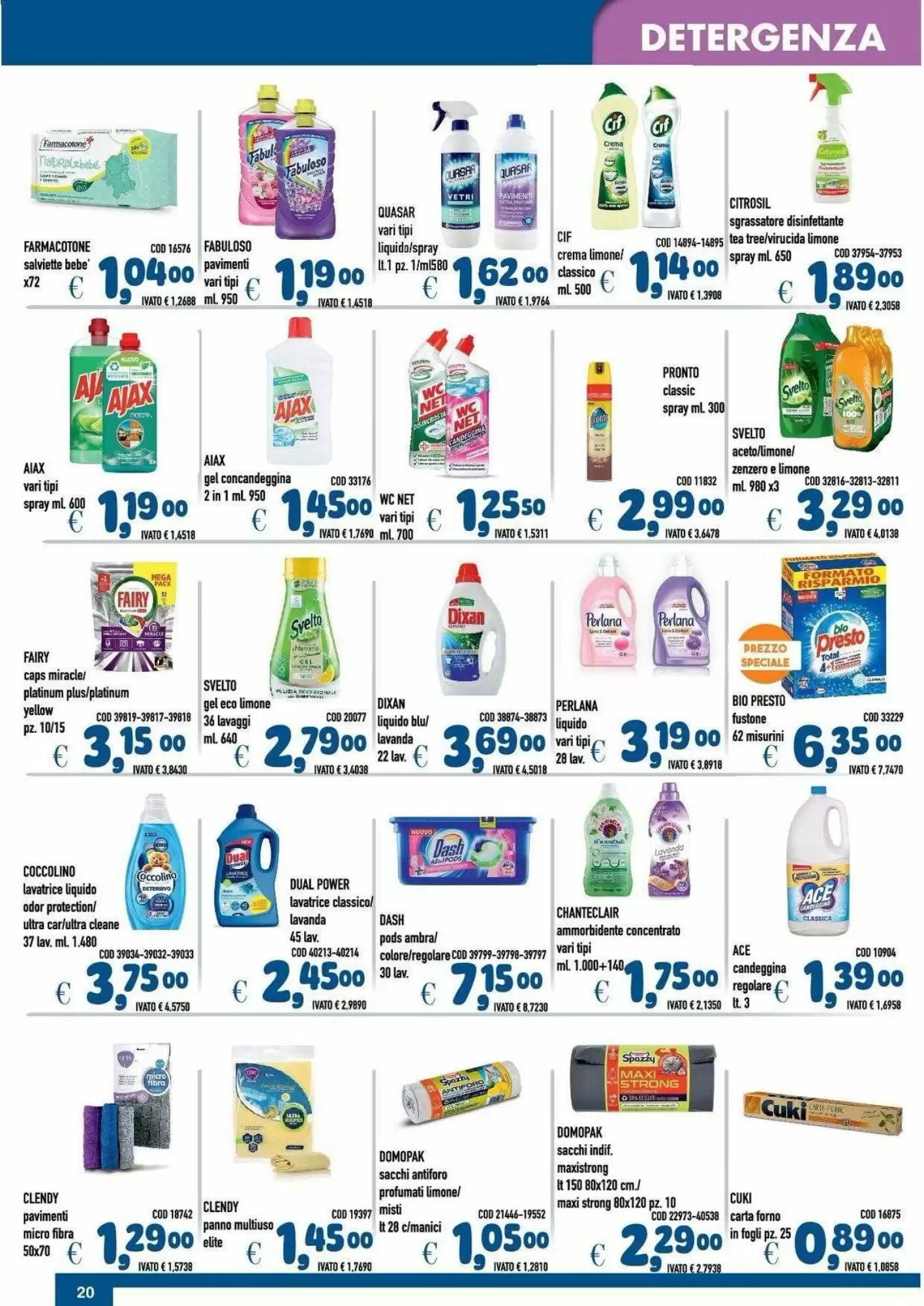 Volantino promozionale Del Prete Distribuzioni  valide dal 15/09/2026 - Pagina 20.