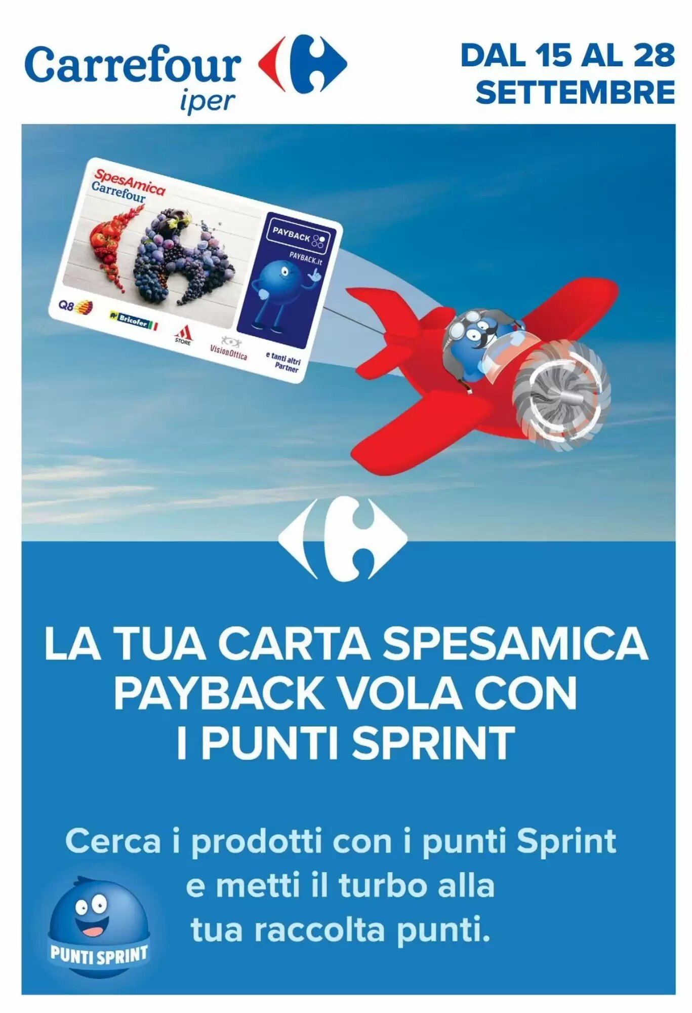 Volantino promozionale Carrefour Iper  valide dal 15/09/2026 - Pagina 1.