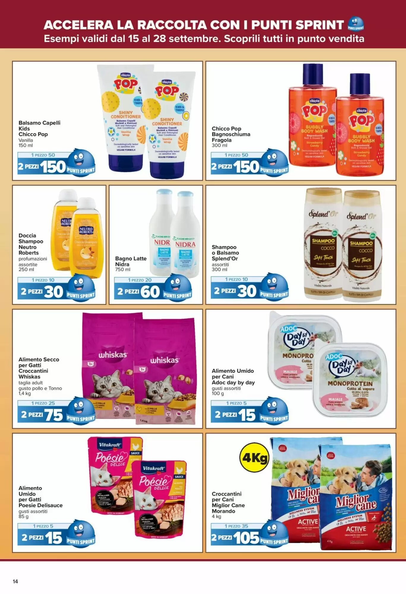 Volantino promozionale Carrefour Iper  valide dal 15/09/2026 - Pagina 14.