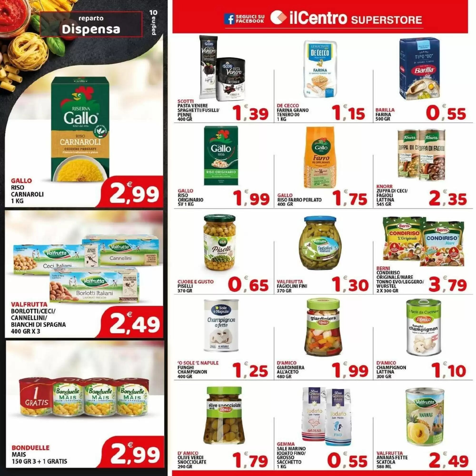 Volantino promozionale Il Centro Superstore  valide dal 16/09/2026 - Pagina 10.