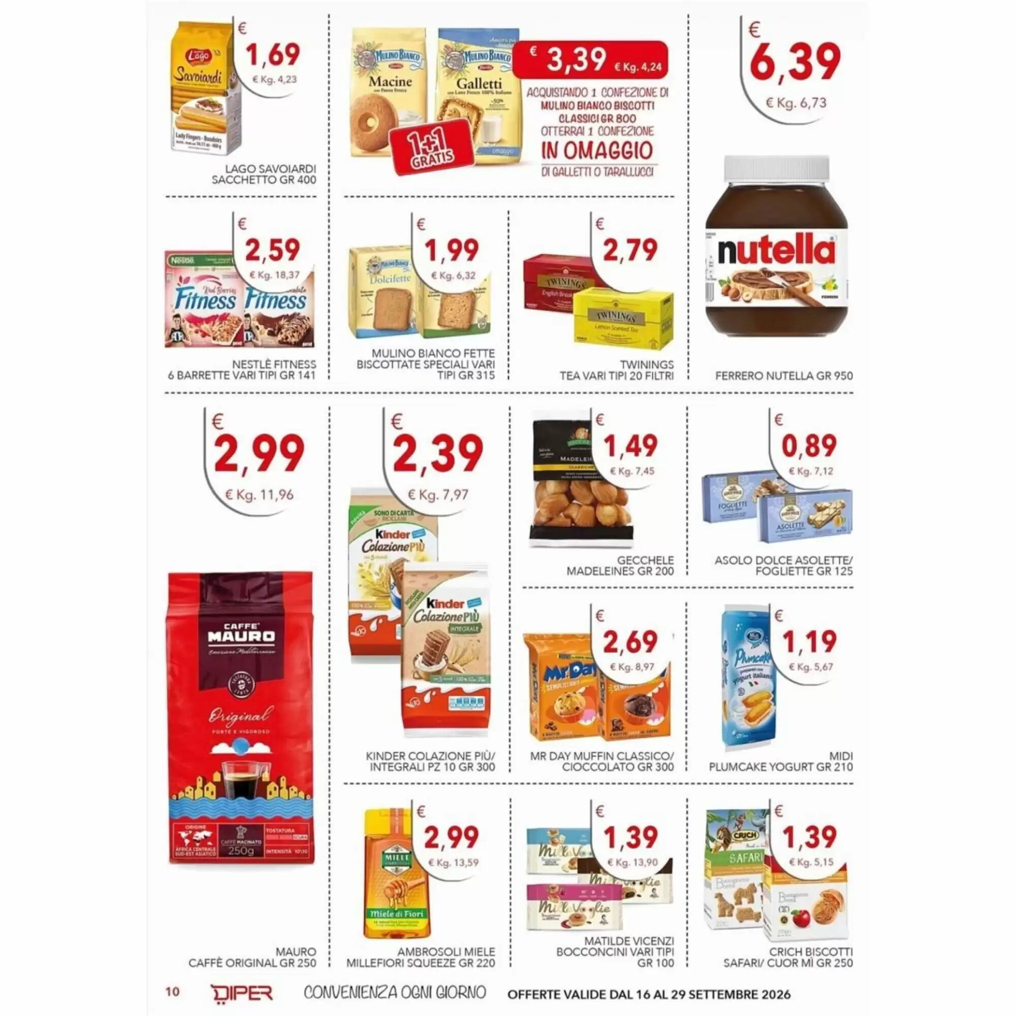 Volantino promozionale Diper  valide dal 16/09/2026 - Pagina 10.