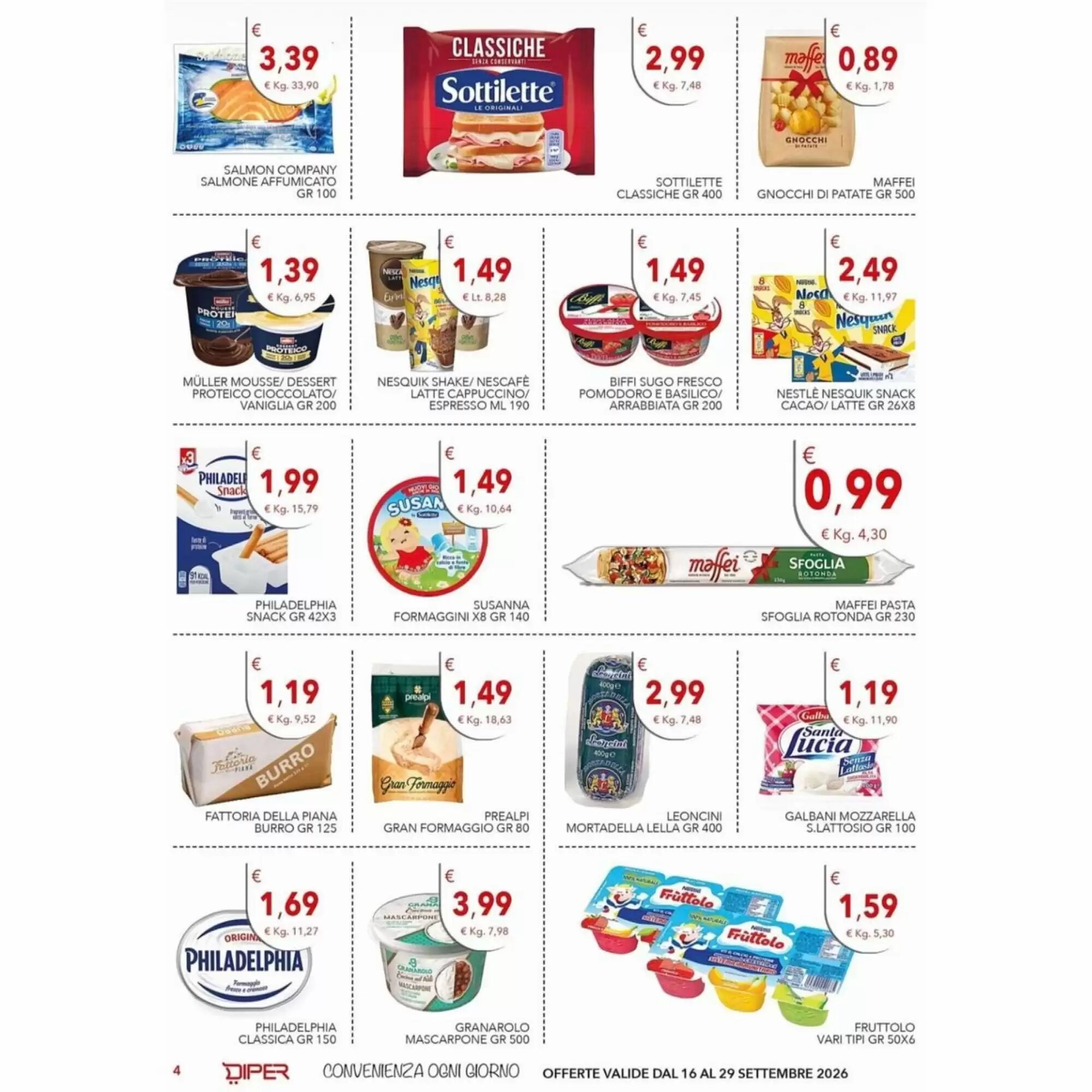 Volantino promozionale Diper  valide dal 16/09/2026 - Pagina 4.