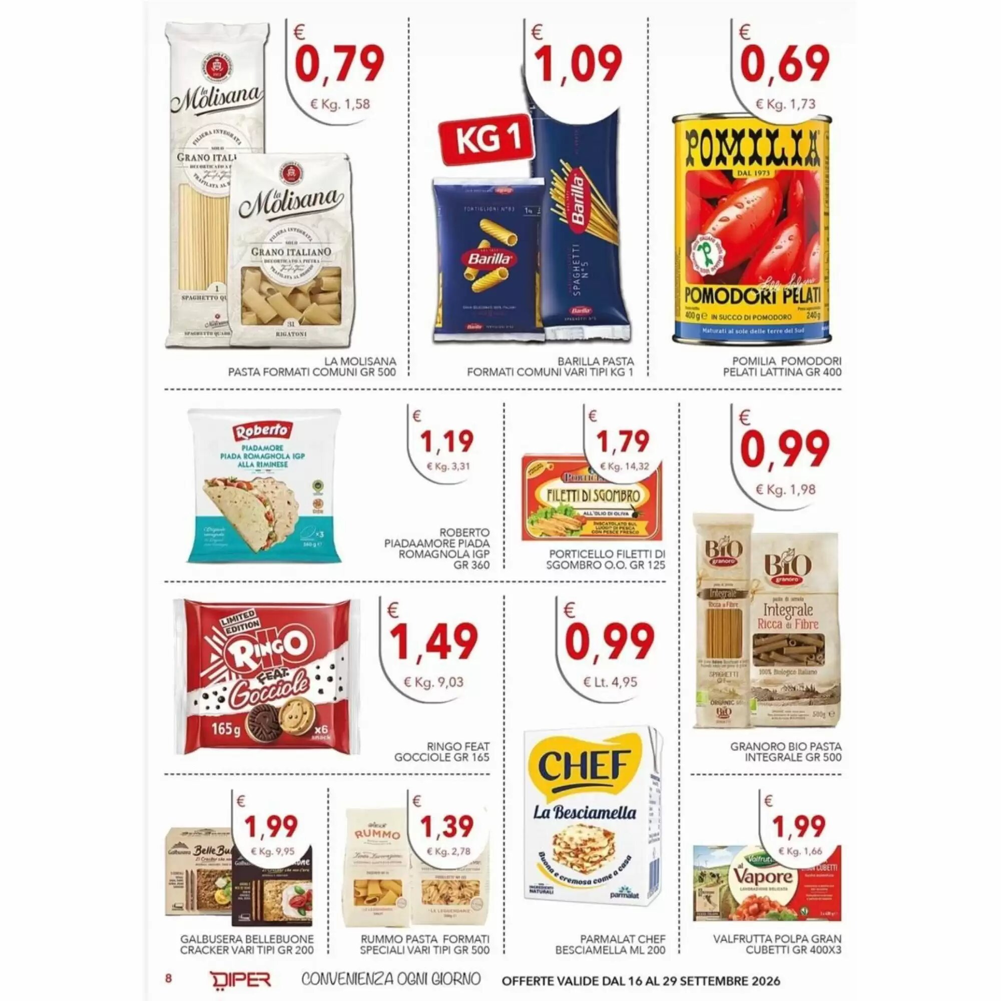 Volantino promozionale Diper  valide dal 16/09/2026 - Pagina 8.
