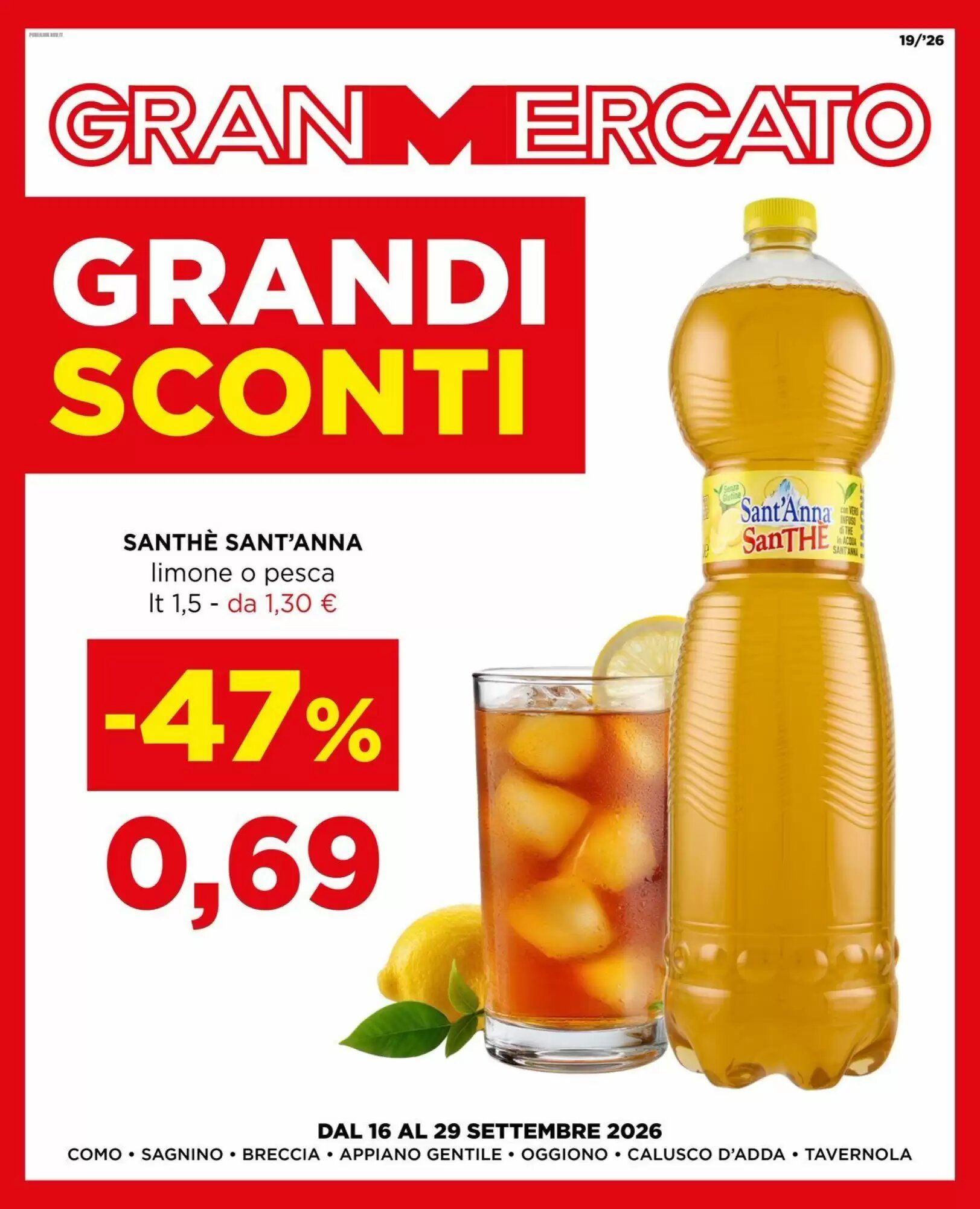 Volantino promozionale Gran mercato valide dal 16/09/2026 - Pagina 1.