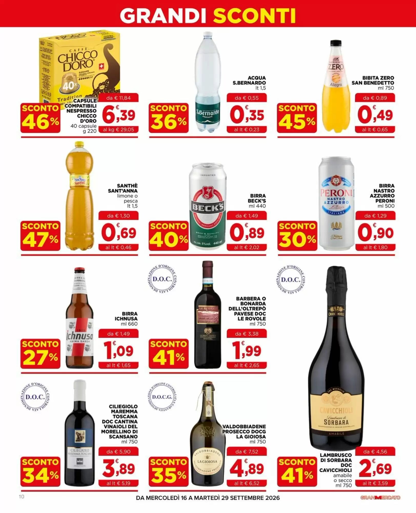 Volantino promozionale Gran mercato  valide dal 16/09/2026 - Pagina 10.