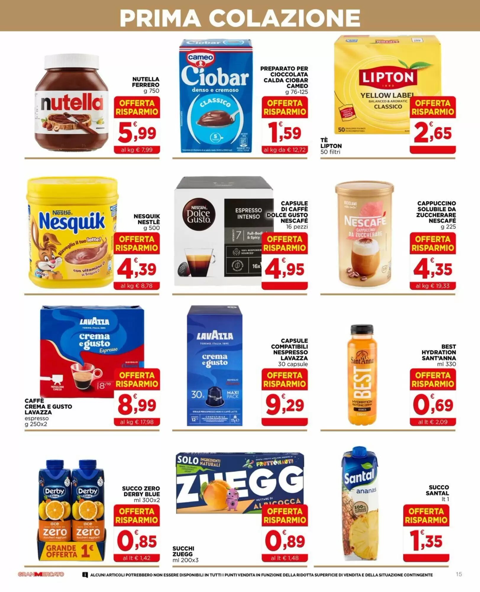 Volantino promozionale Gran mercato  valide dal 16/09/2026 - Pagina 15.