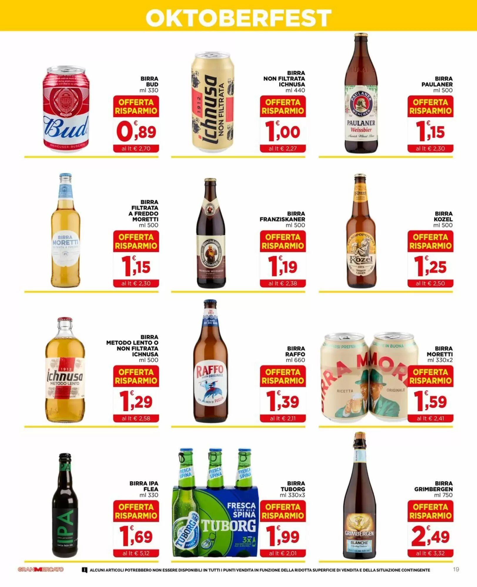 Volantino promozionale Gran mercato  valide dal 16/09/2026 - Pagina 19.