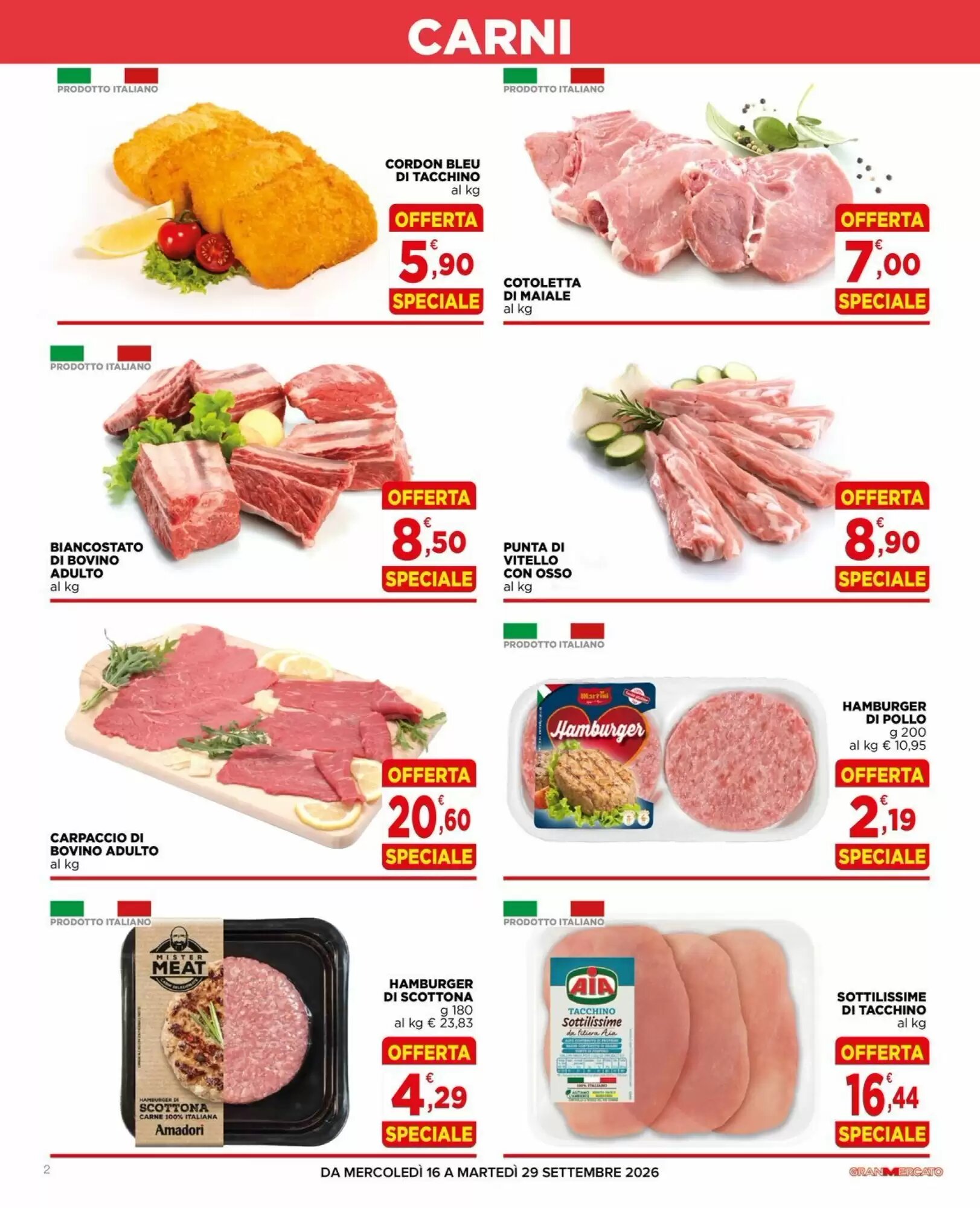 Volantino promozionale Gran mercato  valide dal 16/09/2026 - Pagina 2.