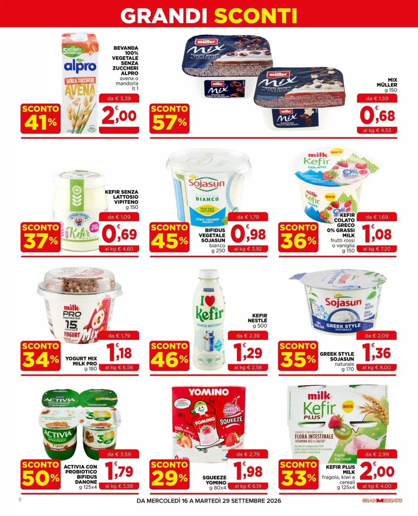 Volantino promozionale Gran mercato  valide dal 16/09/2026 - Pagina 6.
