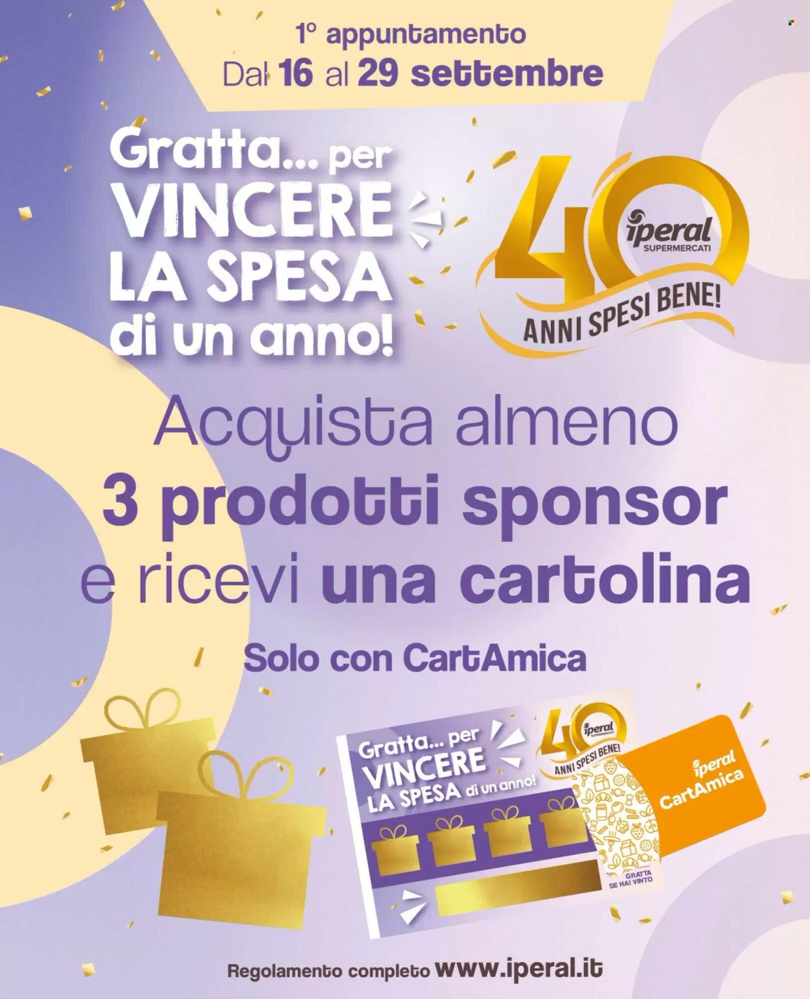 Volantino promozionale Iperal  valide dal 16/09/2026 - Pagina 1.