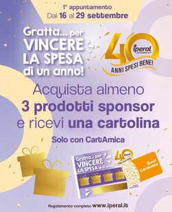 Volantino promozionale Iperal  valide dal 16/09/2026