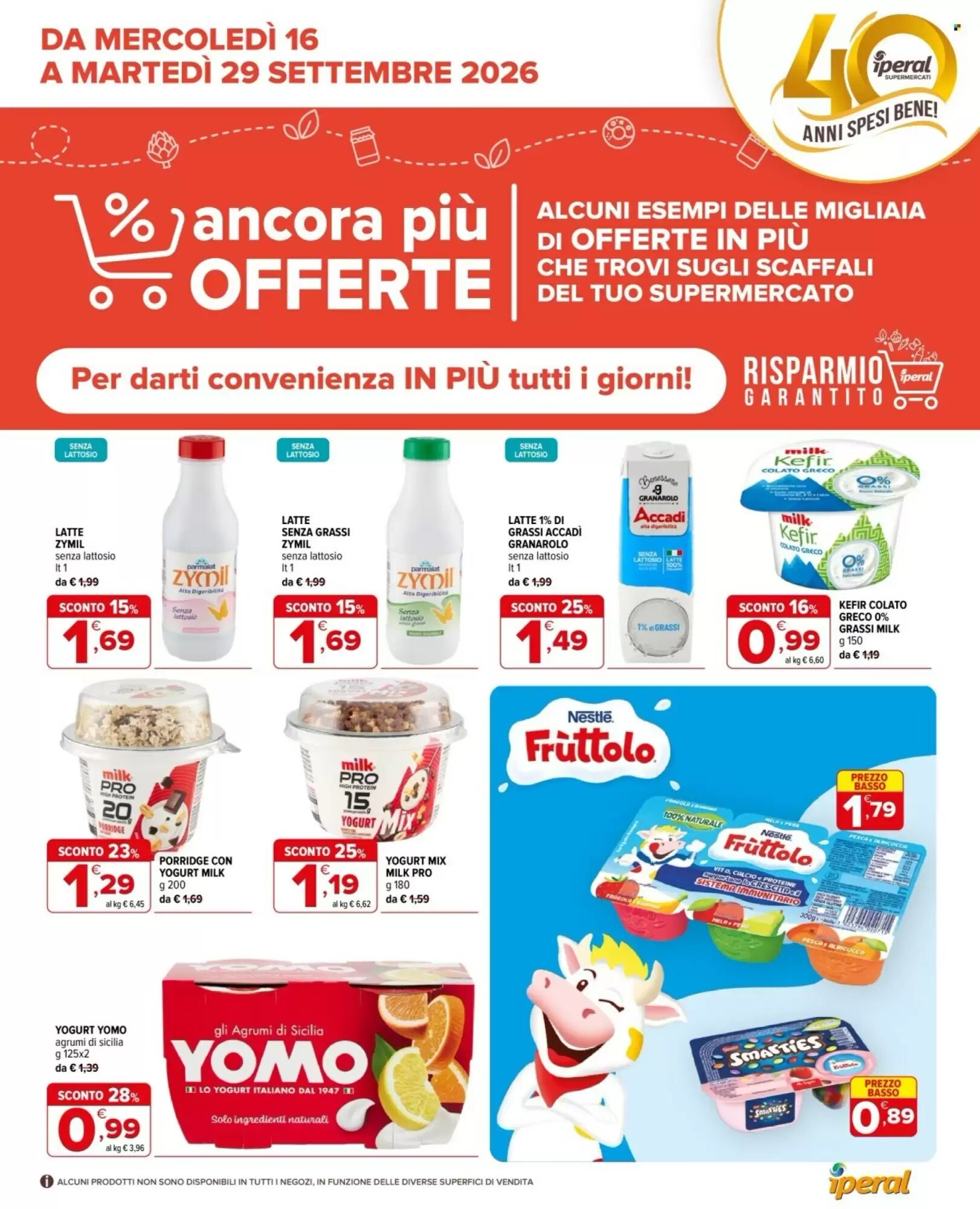 Volantino promozionale Iperal valide dal 16/09/2026 - Pagina 1.