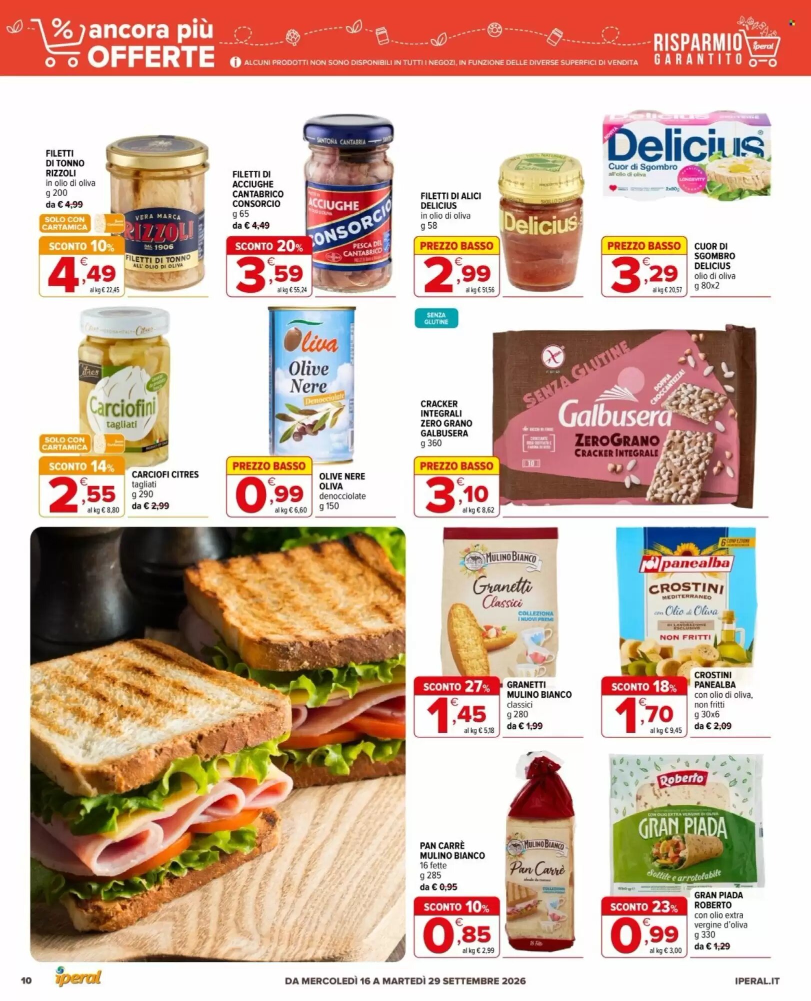 Volantino promozionale Iperal  valide dal 16/09/2026 - Pagina 10.