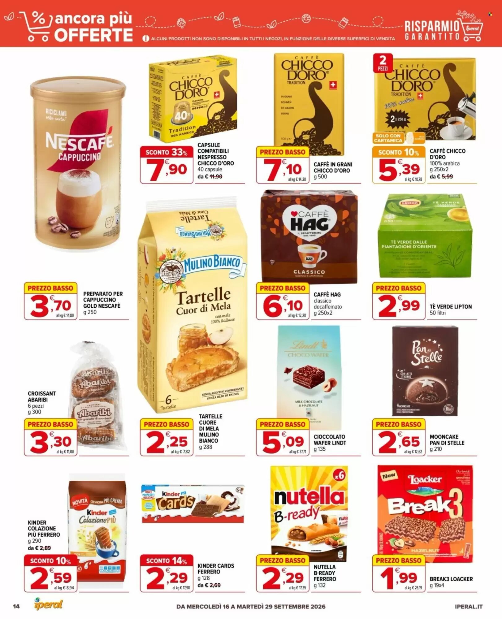 Volantino promozionale Iperal  valide dal 16/09/2026 - Pagina 14.