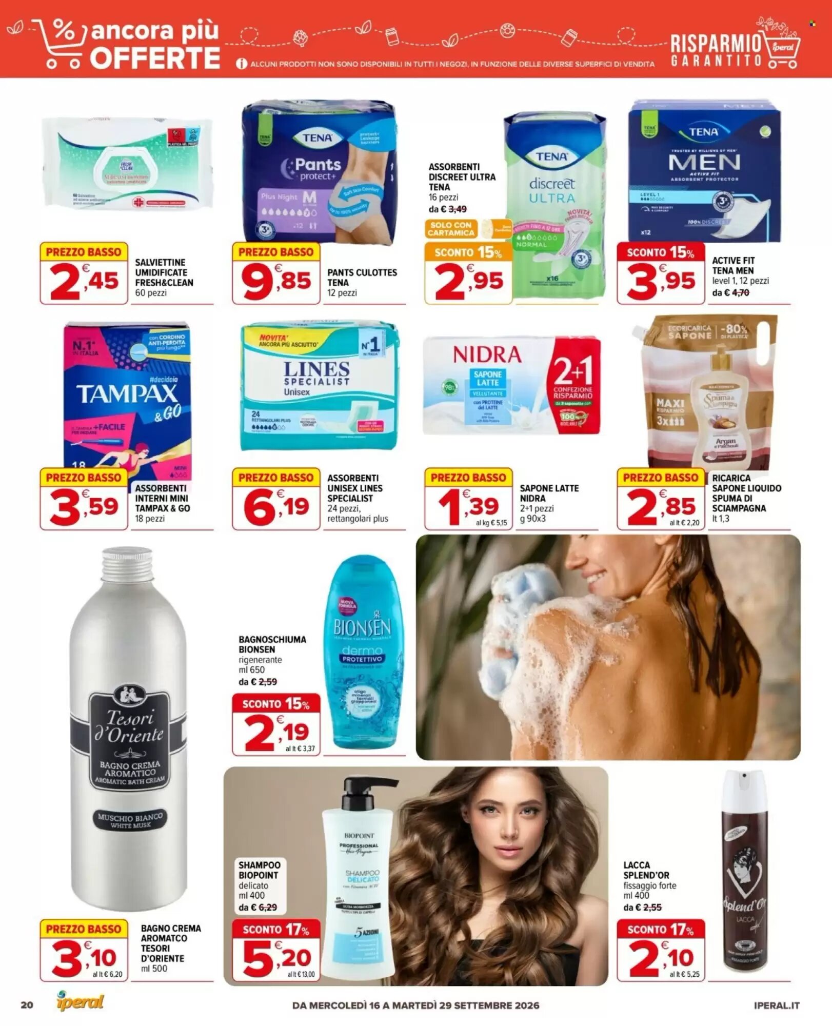 Volantino promozionale Iperal  valide dal 16/09/2026 - Pagina 20.
