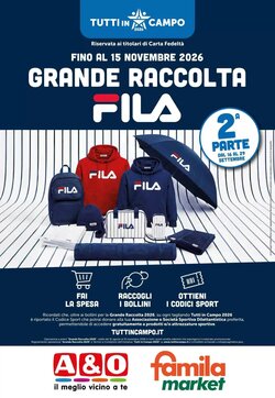 Volantino promozionale A&o  valide dal 16/09/2026