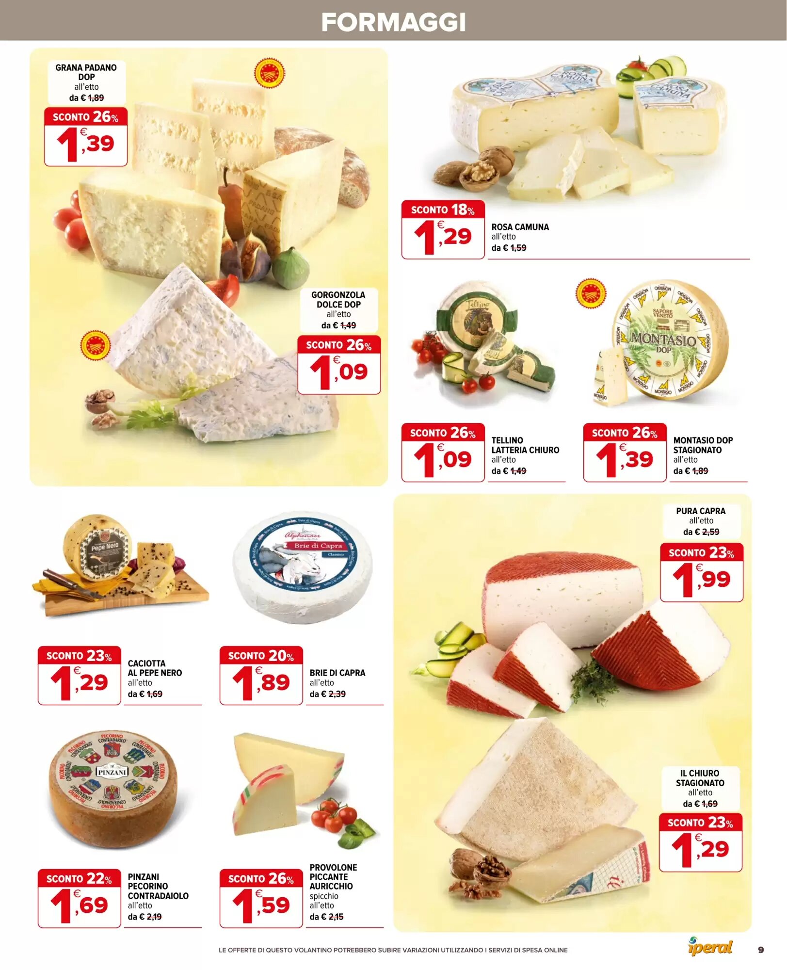 Volantino promozionale Iperal  valide dal 16/09/2026 - Pagina 9.