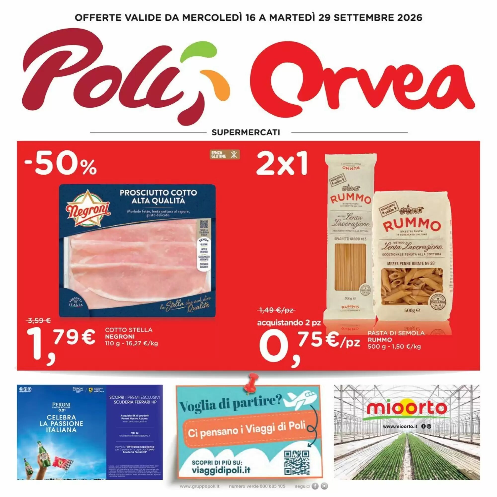 Volantino promozionale Poli valide dal 16/09/2026 - Pagina 1.