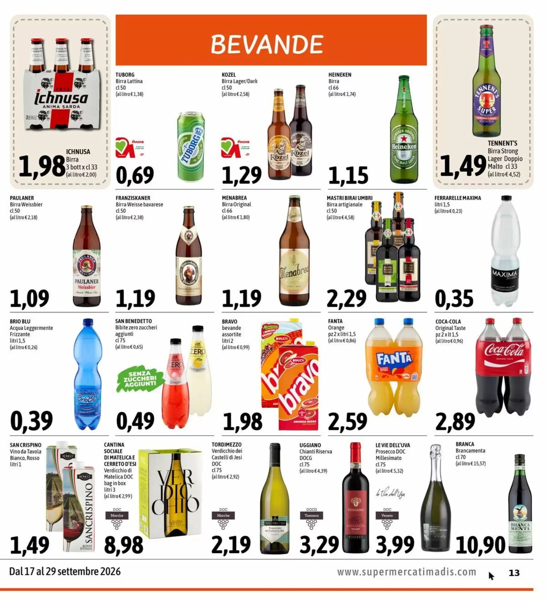 Volantino promozionale Madis  valide dal 17/09/2026 - Pagina 15.