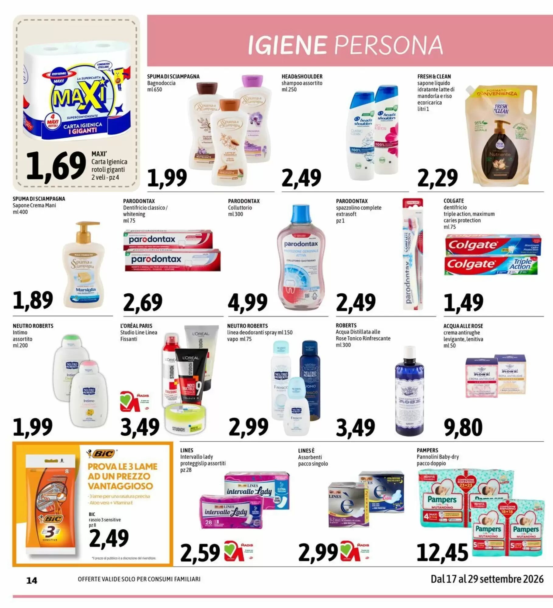 Volantino promozionale Madis  valide dal 17/09/2026 - Pagina 17.