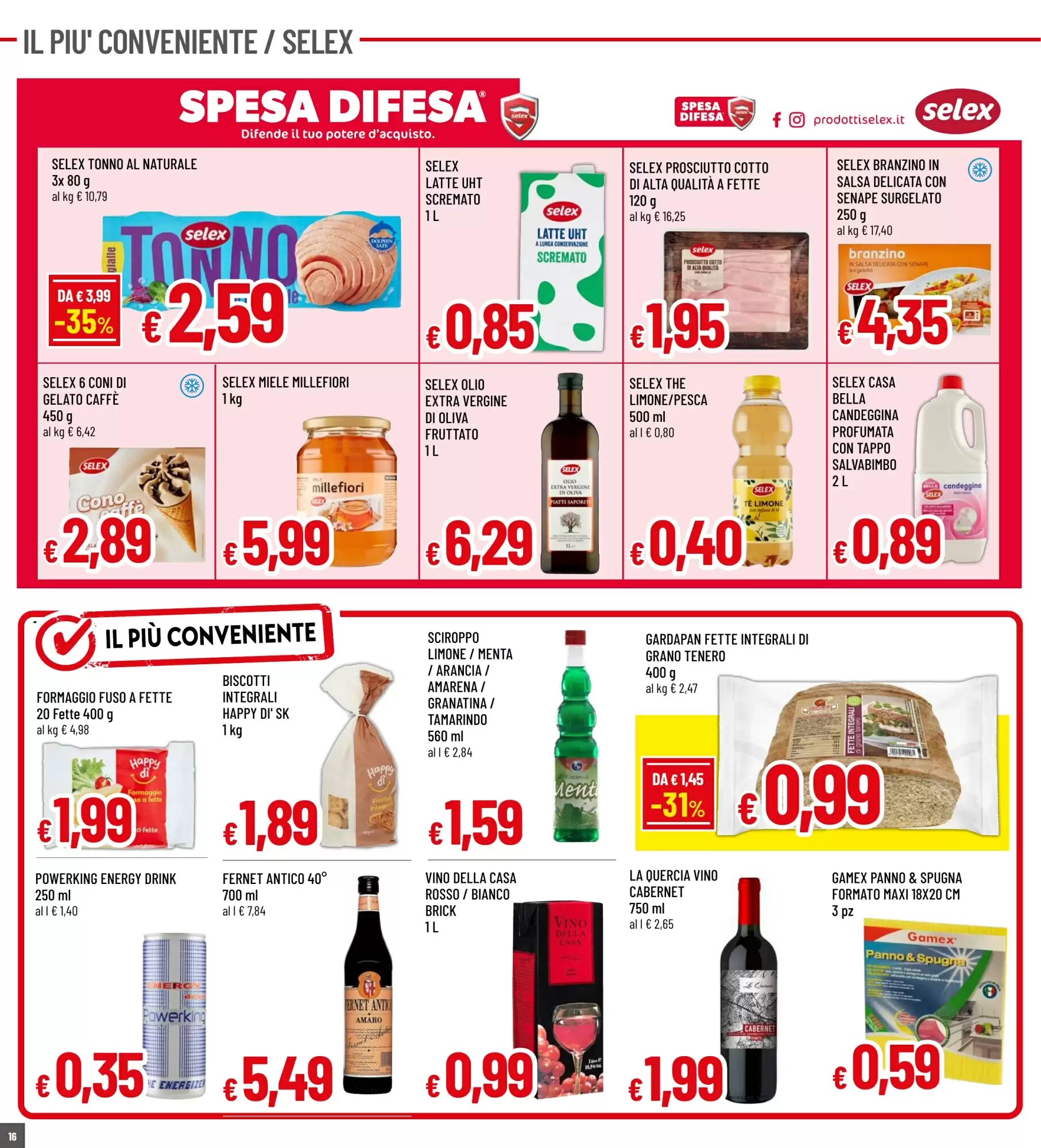 Volantino promozionale Famila Market  valide dal 17/09/2026 - Pagina 16.