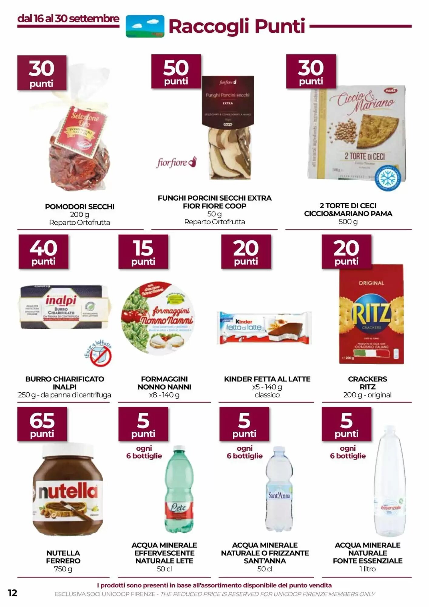 Volantino promozionale Coop  valide dal 17/09/2026 - Pagina 12.