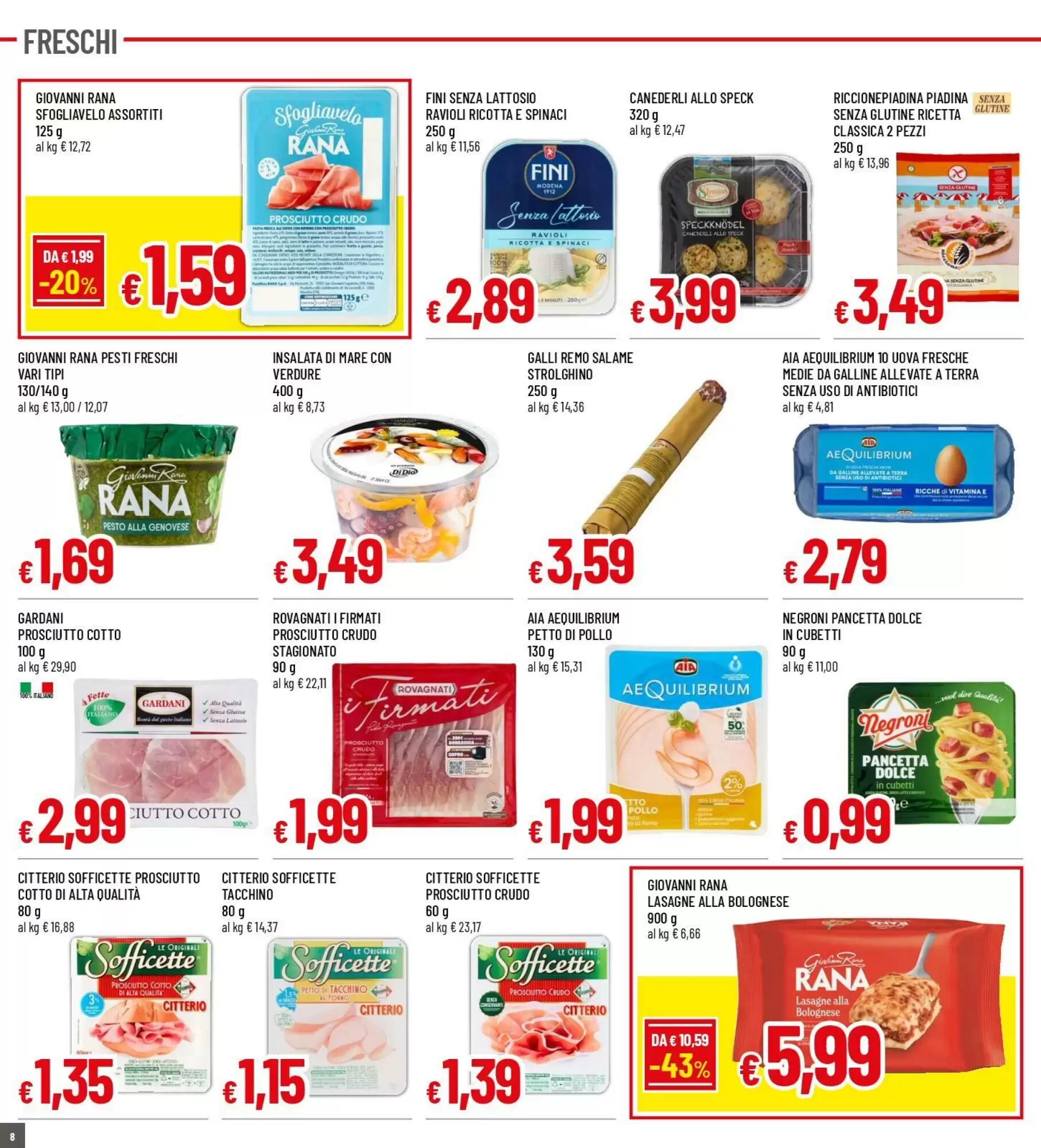 Volantino promozionale Famila Superstore  valide dal 17/09/2026 - Pagina 8.