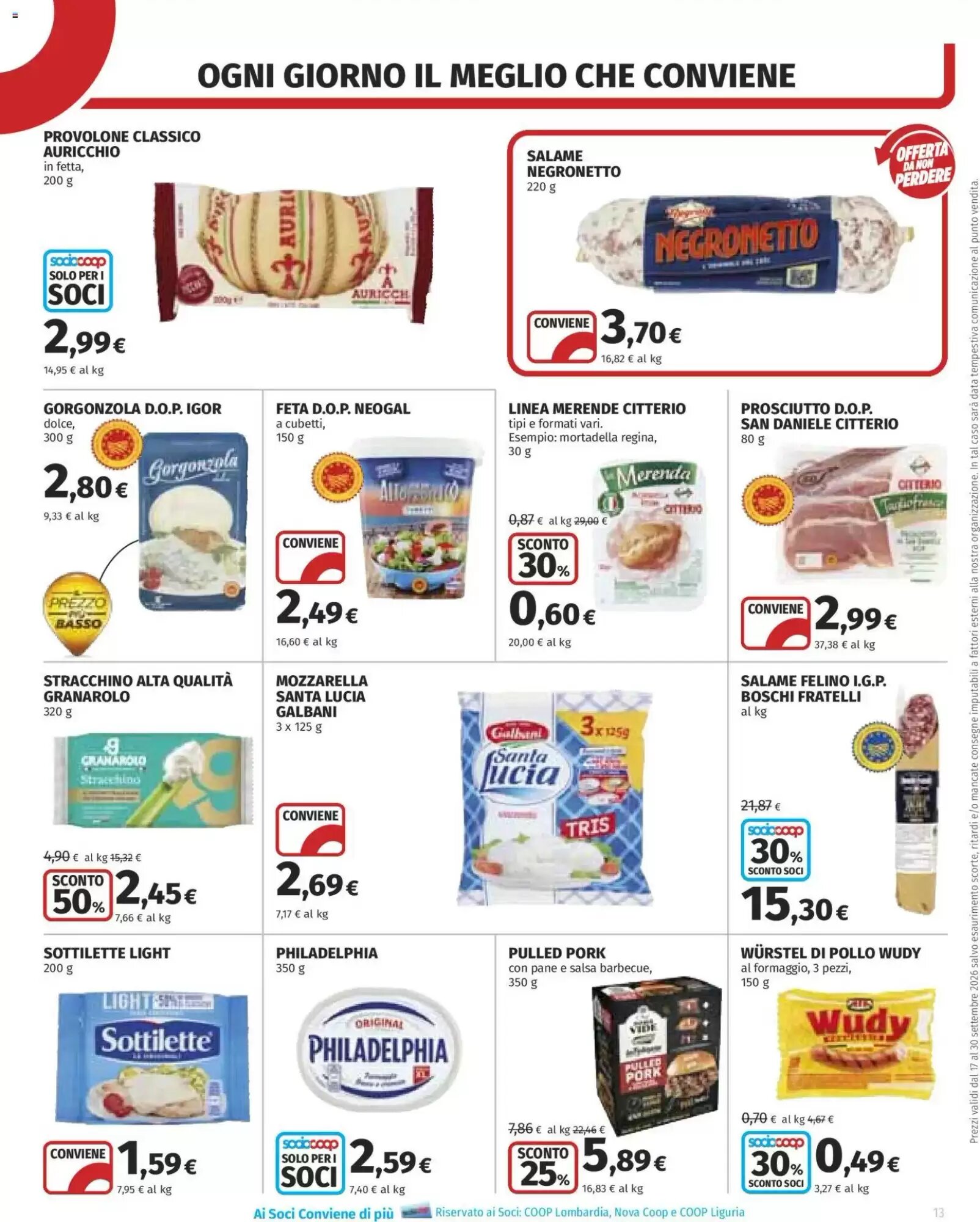 Volantino promozionale Coop Superstore  valide dal 17/09/2026 - Pagina 13.