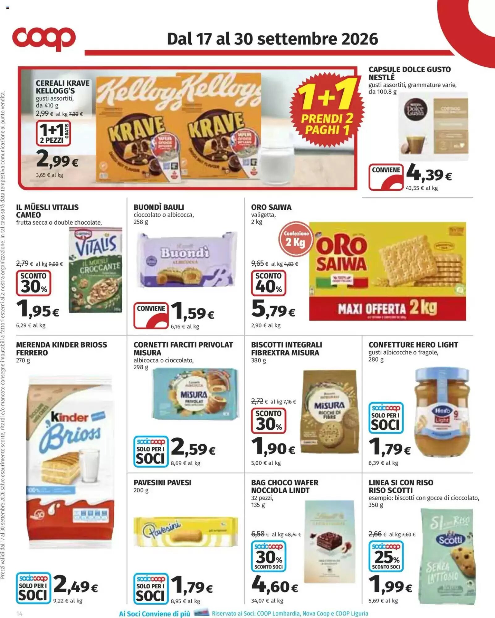 Volantino promozionale Coop Superstore  valide dal 17/09/2026 - Pagina 14.