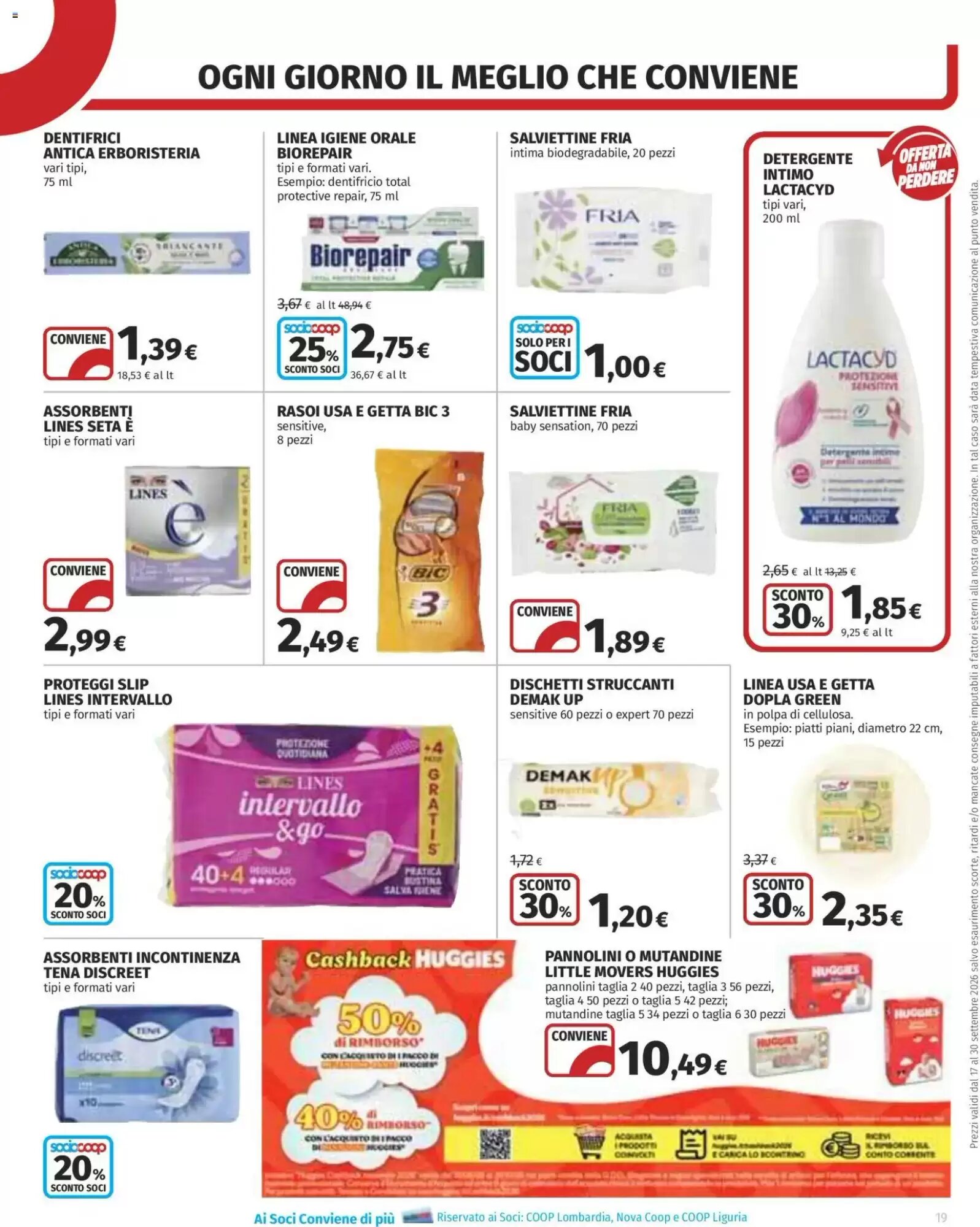 Volantino promozionale Coop Superstore  valide dal 17/09/2026 - Pagina 19.