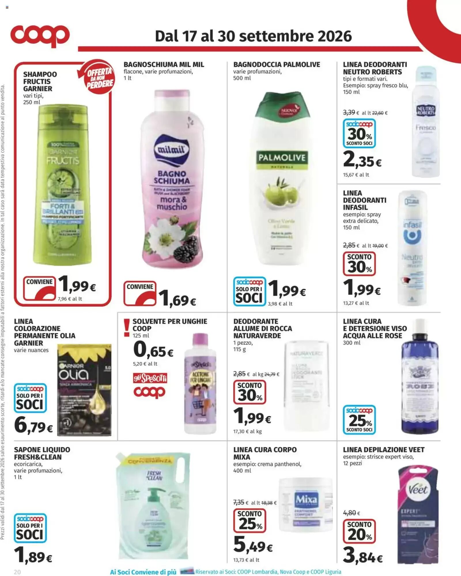 Volantino promozionale Coop Superstore  valide dal 17/09/2026 - Pagina 20.