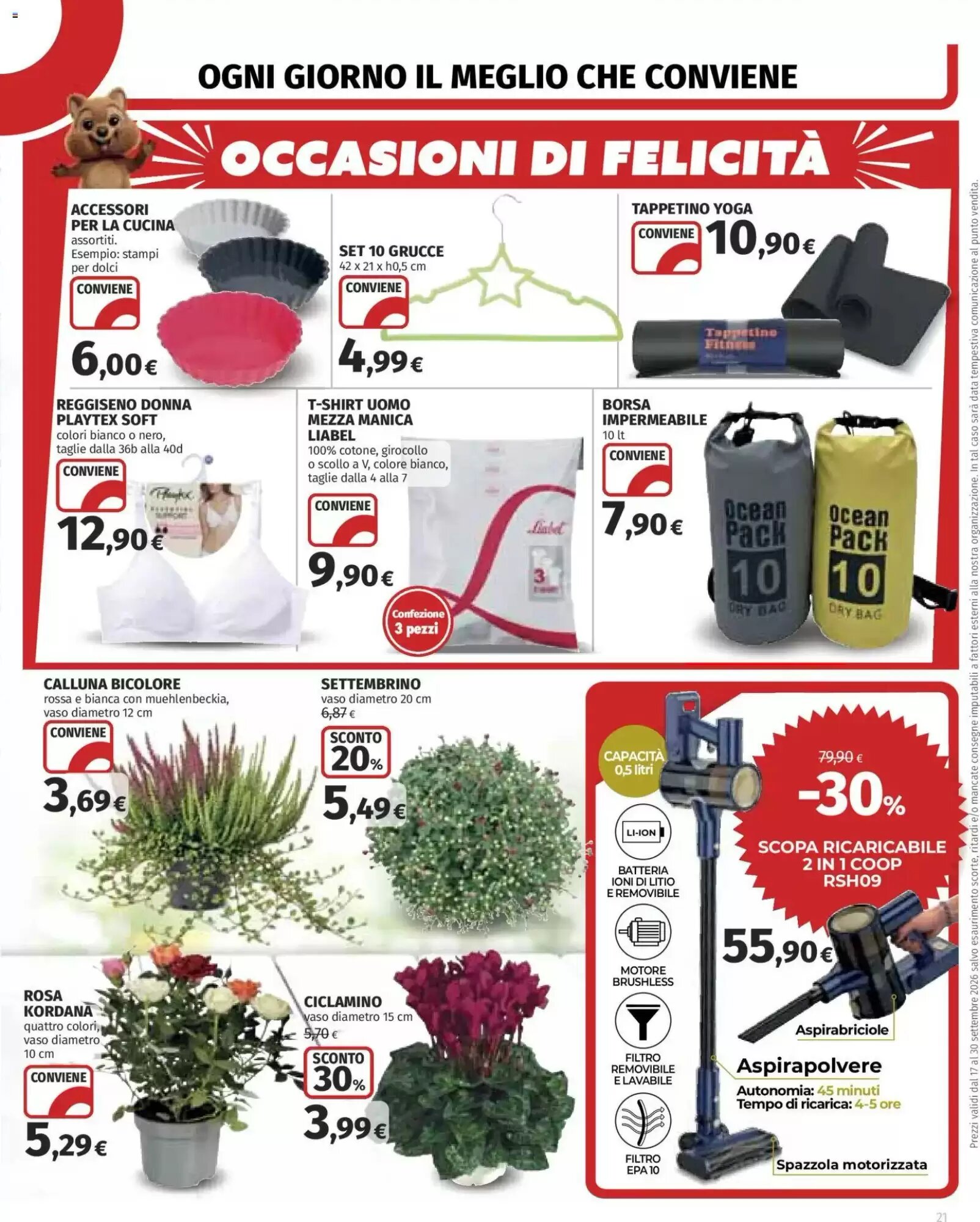 Volantino promozionale Coop Superstore  valide dal 17/09/2026 - Pagina 21.