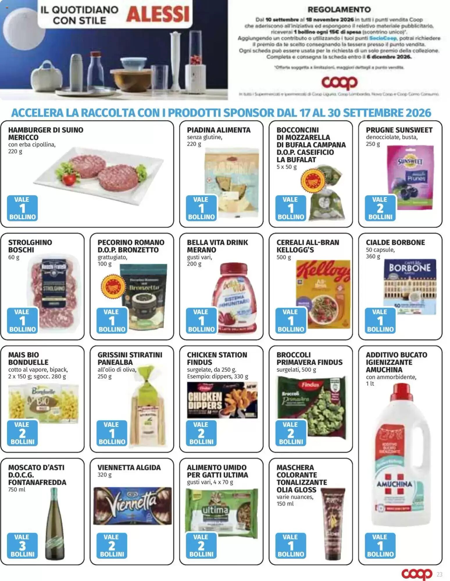 Volantino promozionale Coop Superstore  valide dal 17/09/2026 - Pagina 23.