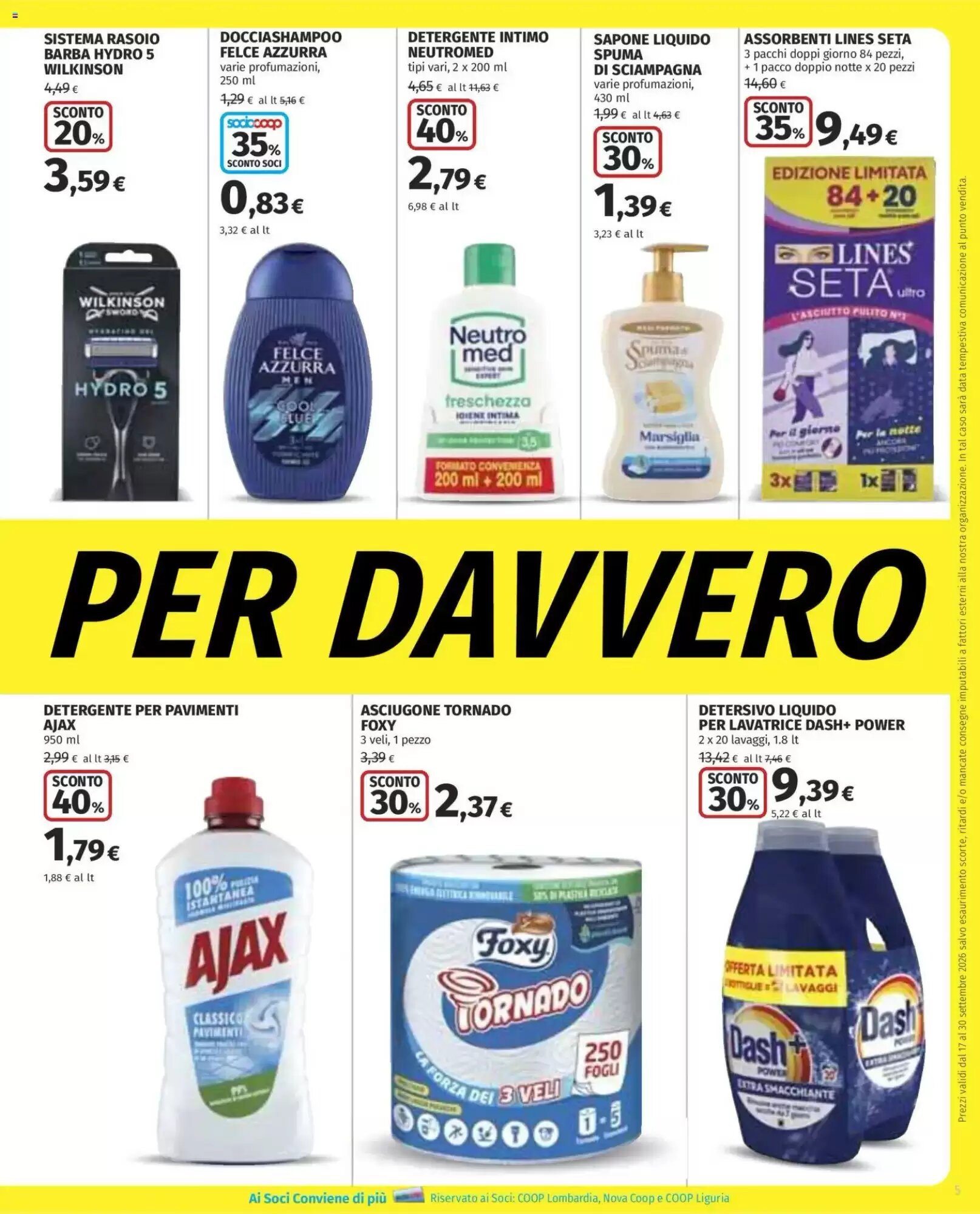 Volantino promozionale Coop Superstore  valide dal 17/09/2026 - Pagina 5.