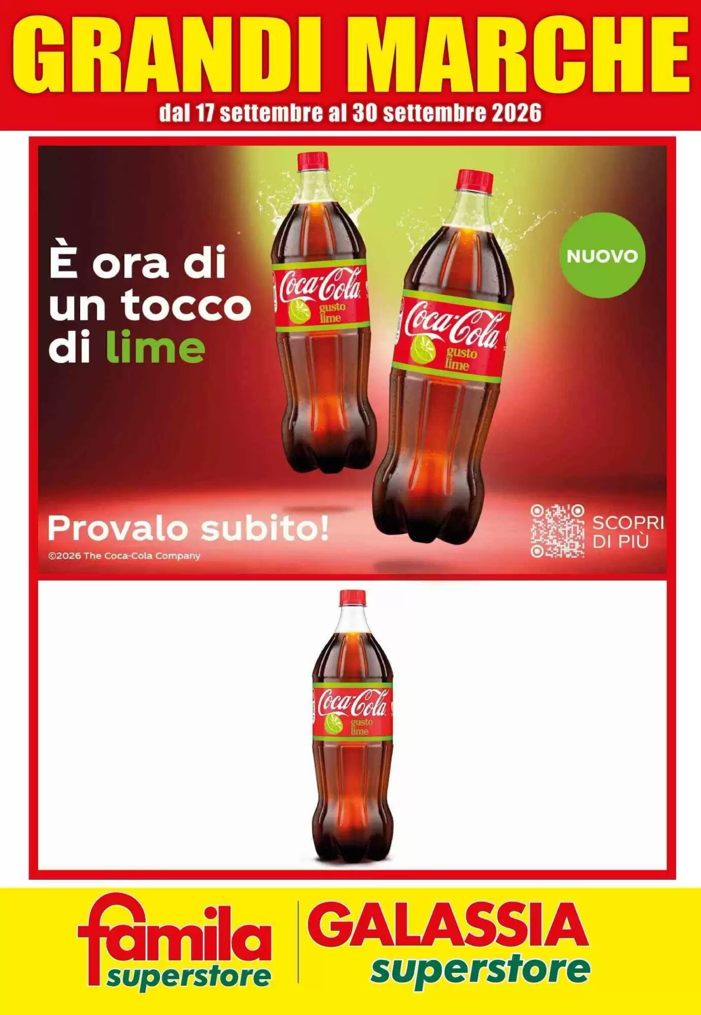 Volantino promozionale Famila Superstore  valide dal 17/09/2026 - Pagina 1.