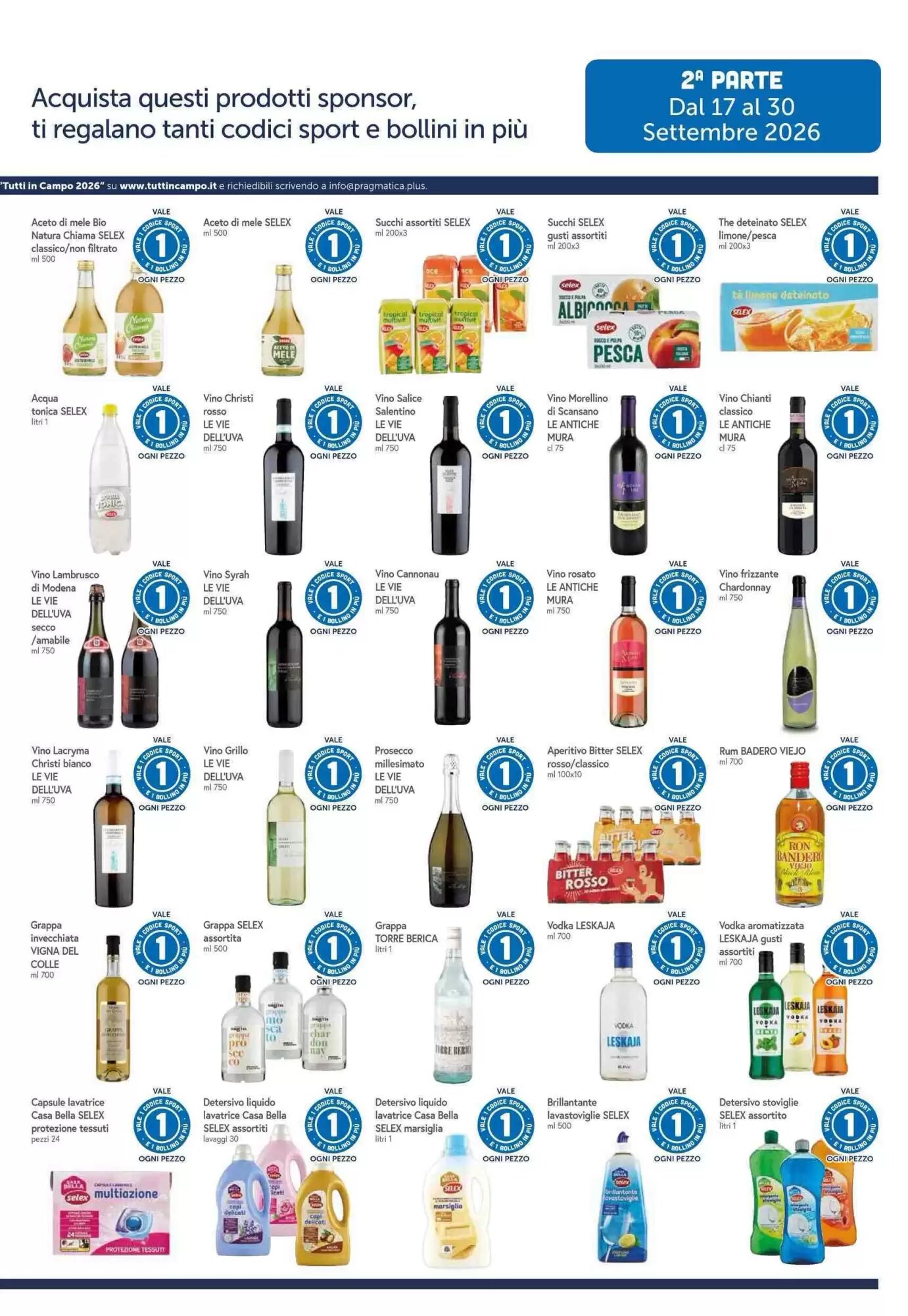 Volantino promozionale Famila Superstore  valide dal 17/09/2026 - Pagina 18.