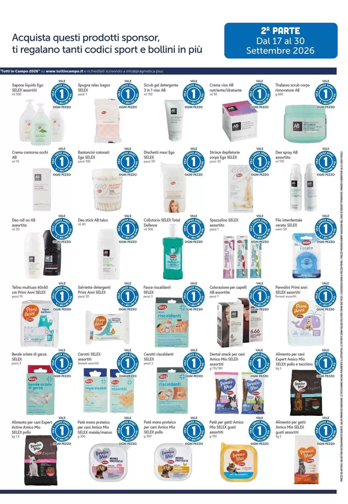 Volantino promozionale Famila Superstore  valide dal 17/09/2026 - Pagina 20.