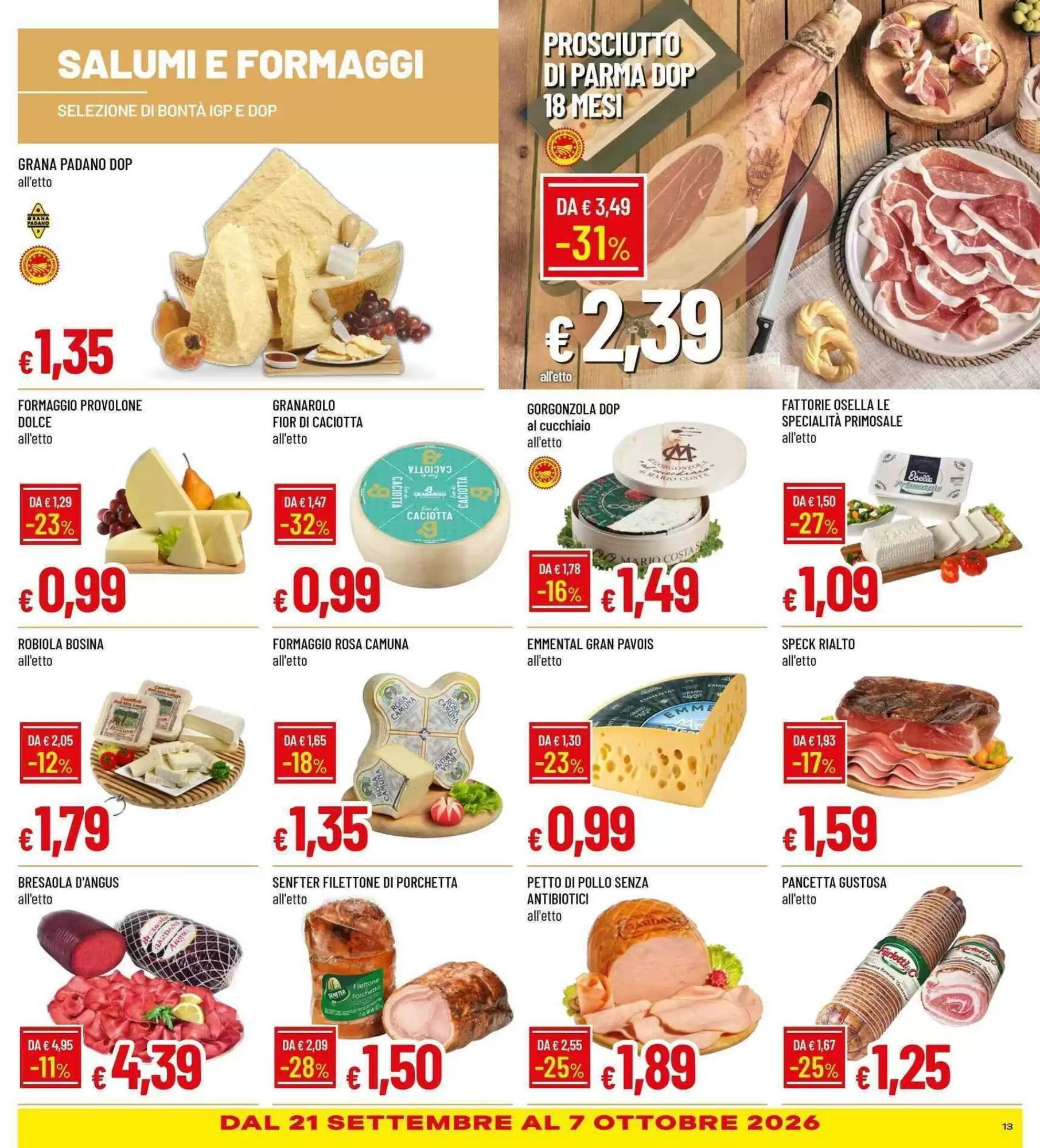 Volantino promozionale Galassia  valide dal 17/09/2026 - Pagina 13.