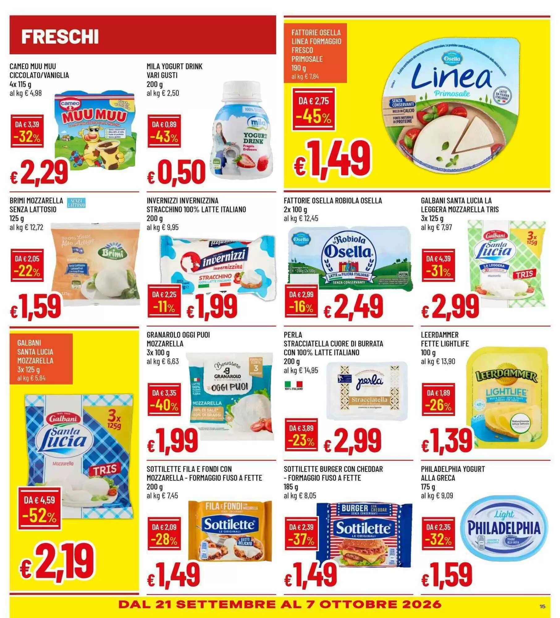 Volantino promozionale Galassia  valide dal 17/09/2026 - Pagina 15.